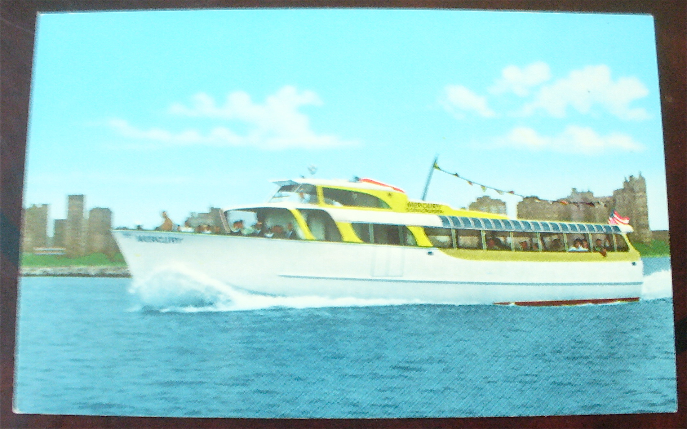Mercury Sightseeing Boat Postcard