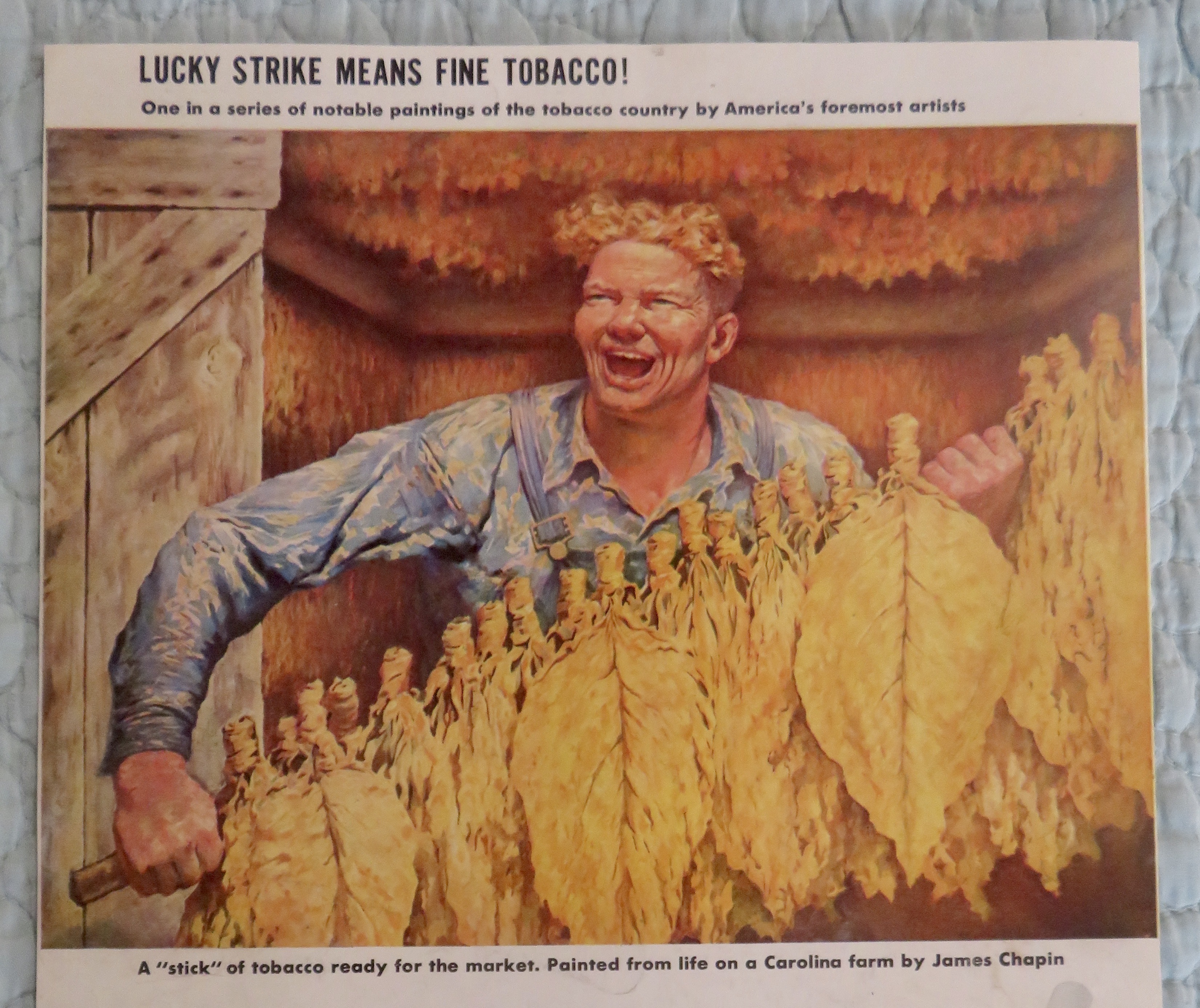 1942 Lucky Strike Cigarettes by James Chapin