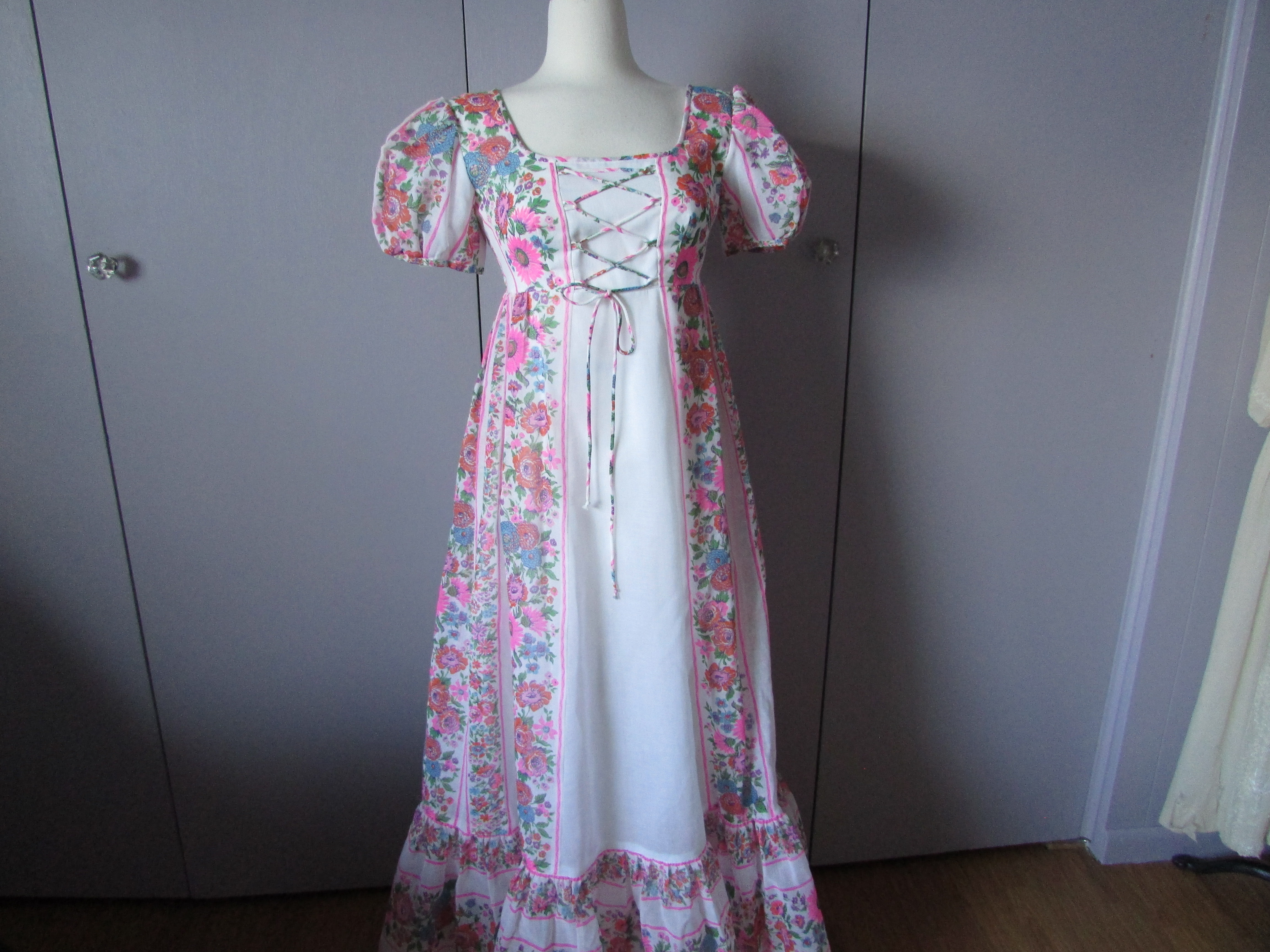 Flowered Empire Waist Formal