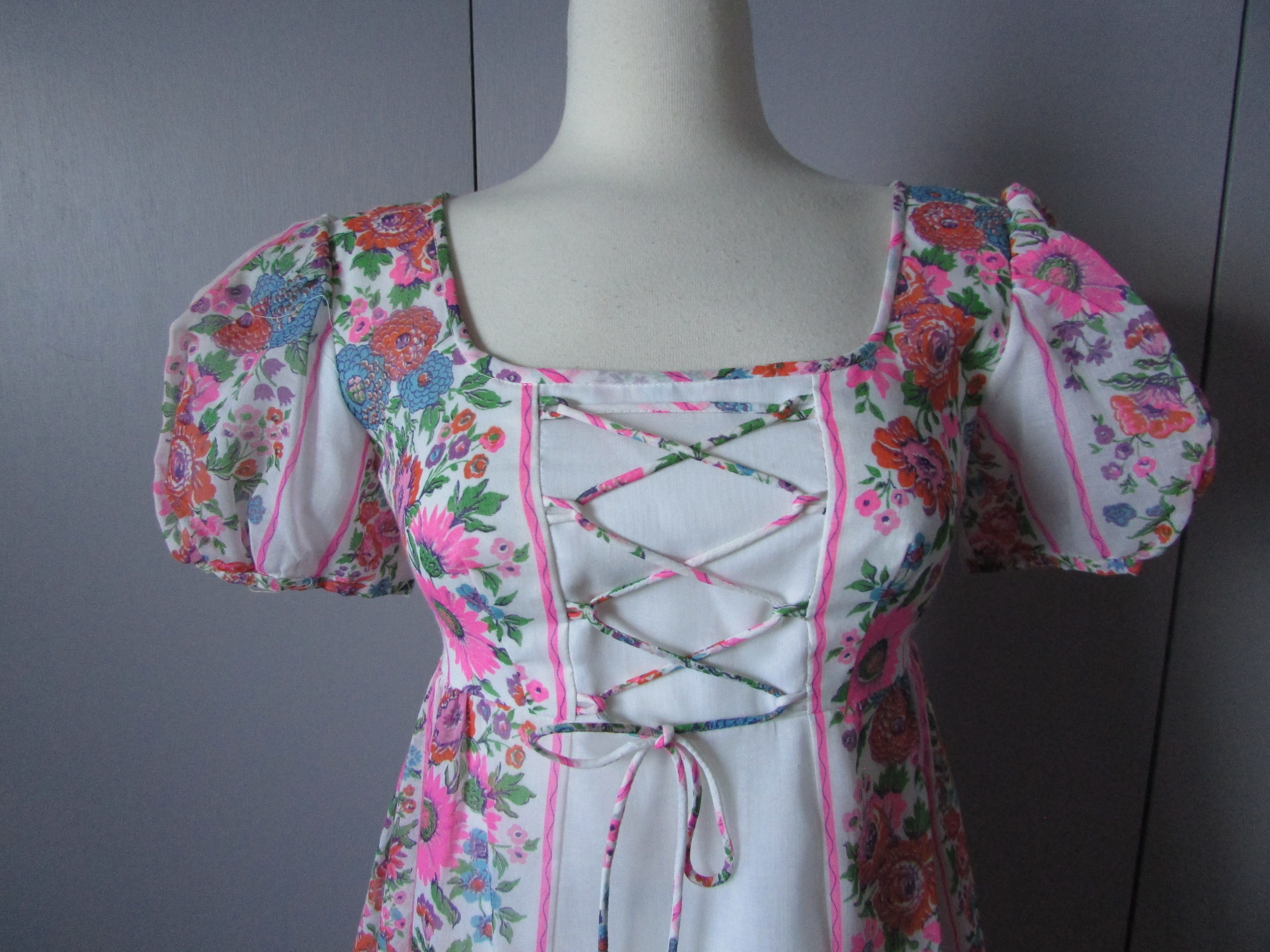 Flowered Empire Waist Formal