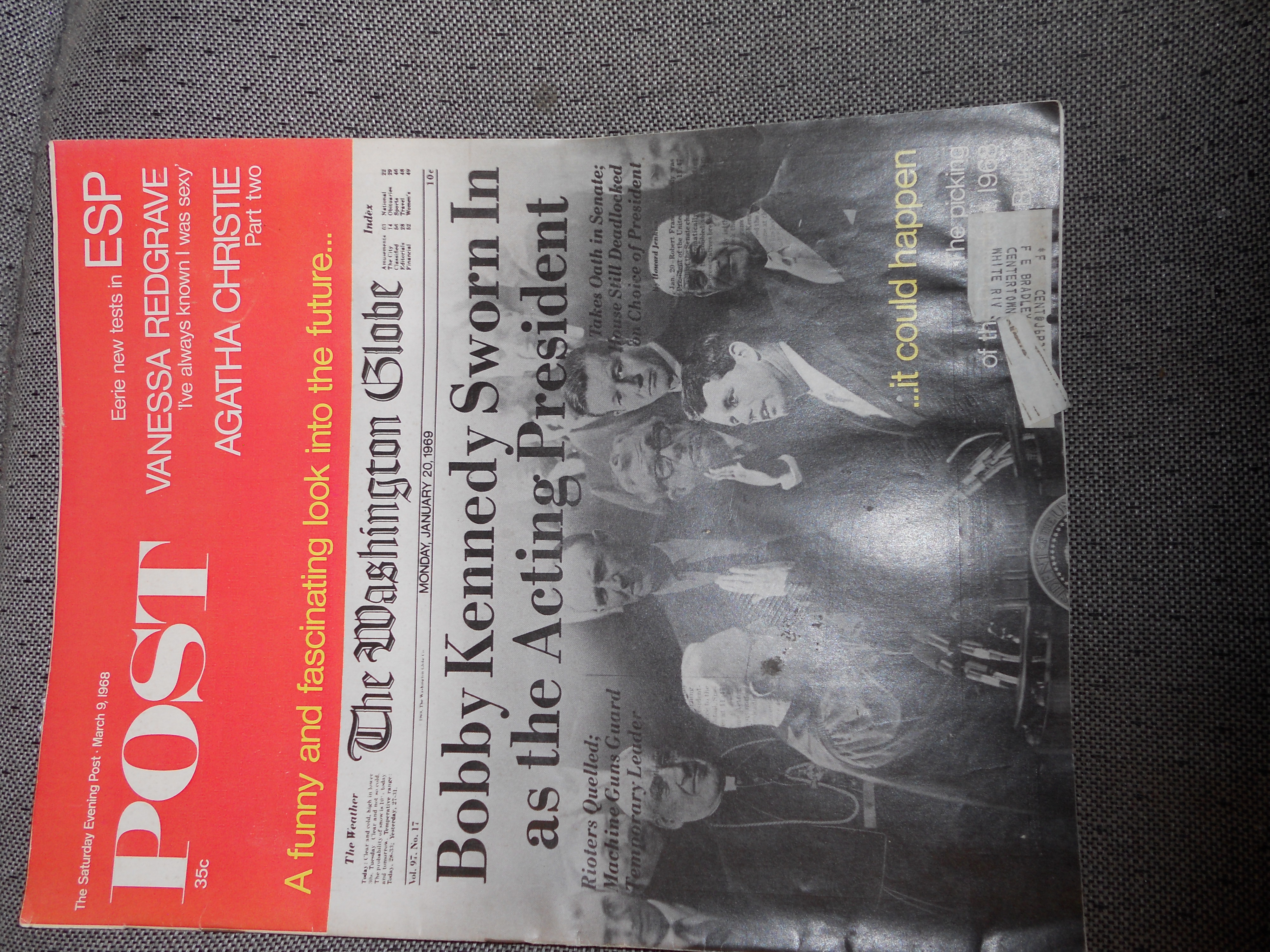 Saturday Evening Post 1968 Bobby Kennedy