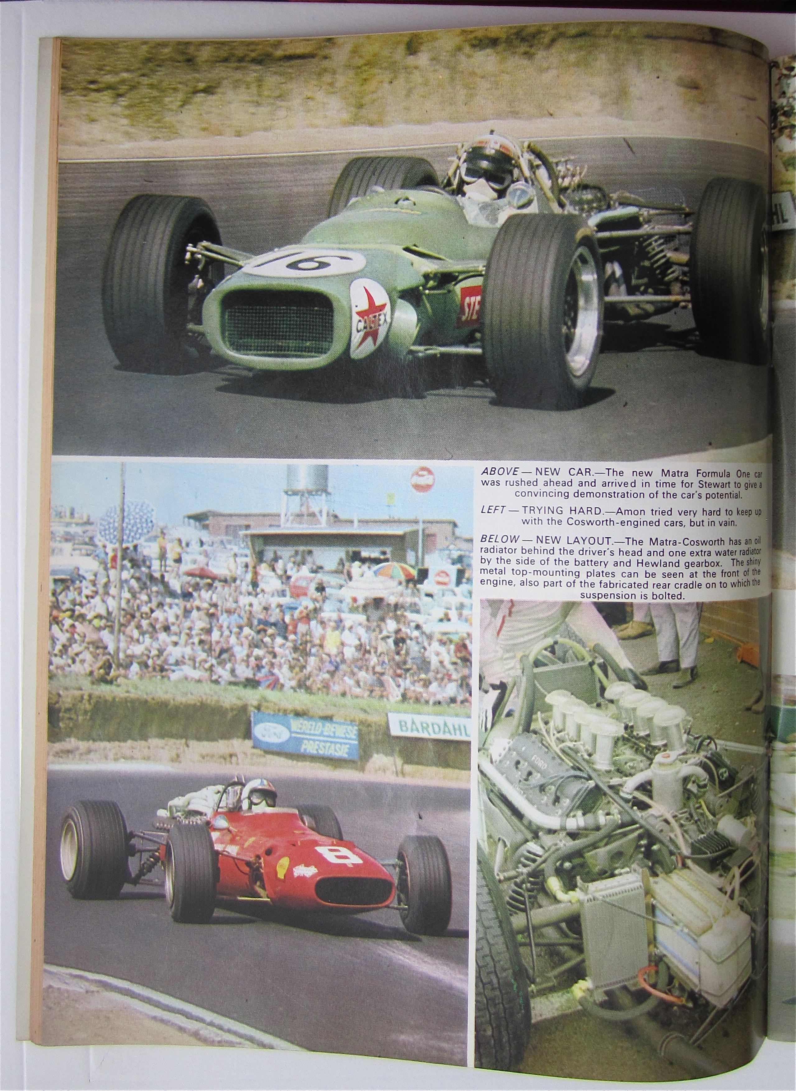 Motor Sport Magazine February 1968 Four In A Row