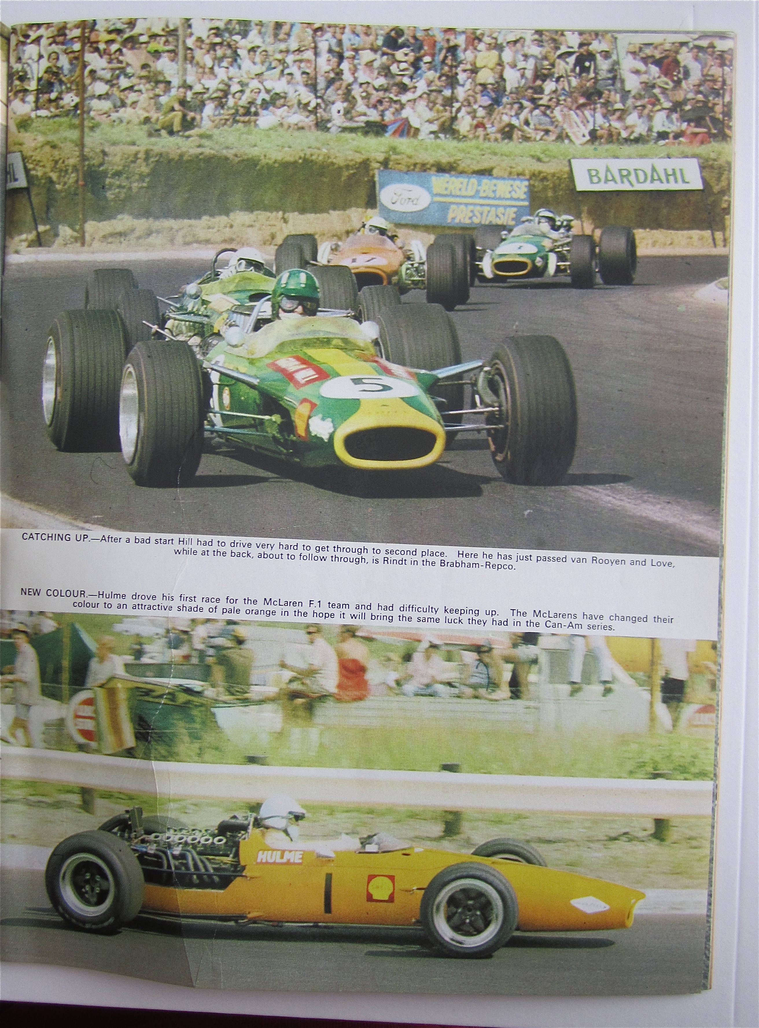 Motor Sport Magazine February 1968 Four In A Row