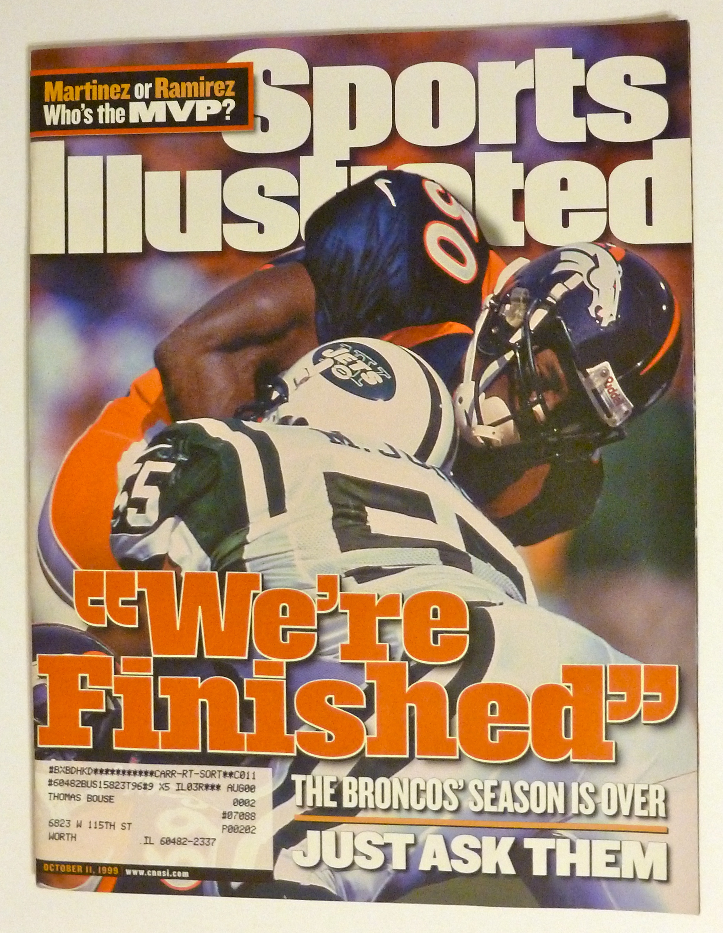 Sports Illustrated Magazine - October 11, 1999