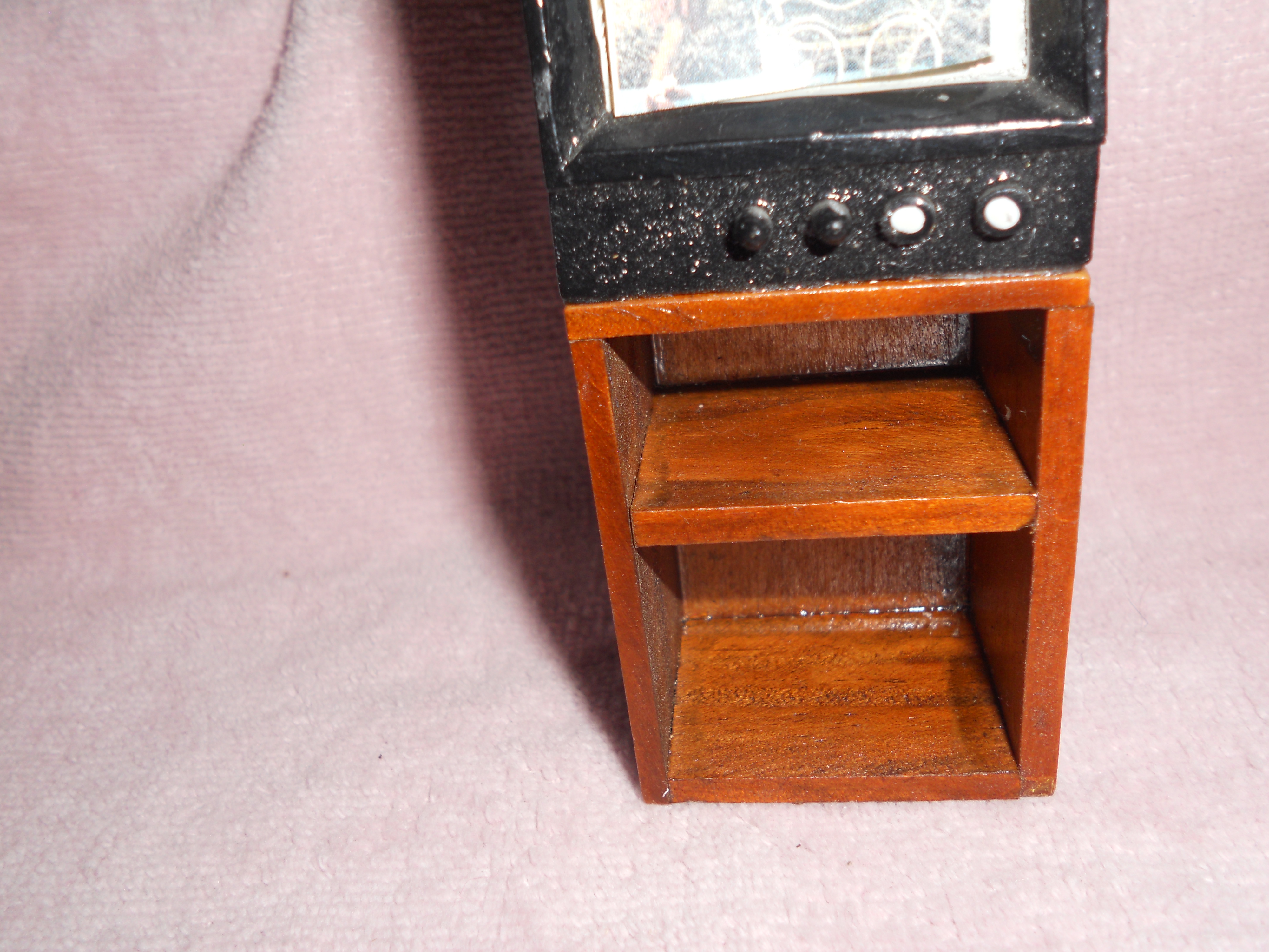 Dollhouse Television Bookcase wood