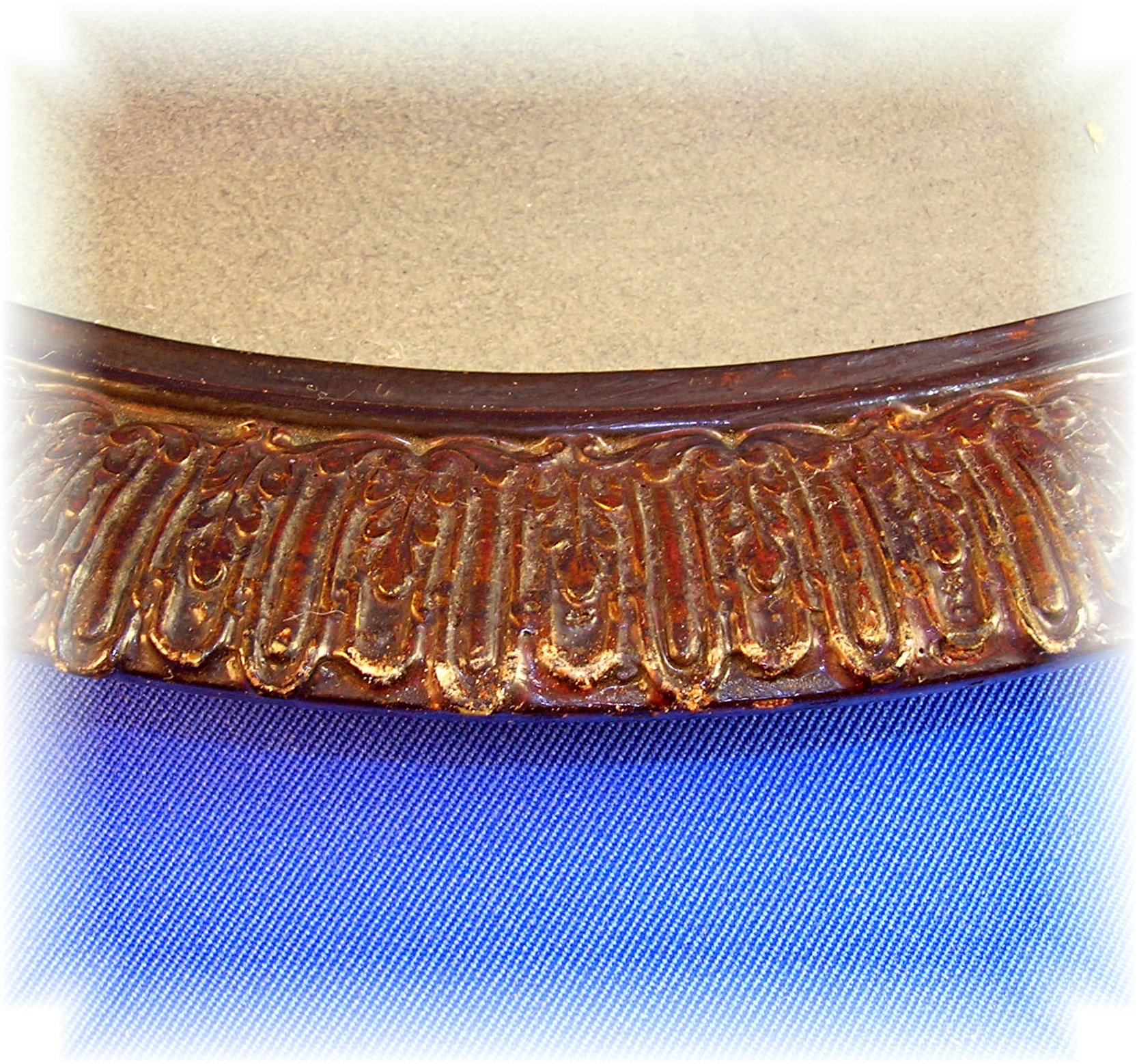 Picture Frame Oval Wood 50s
