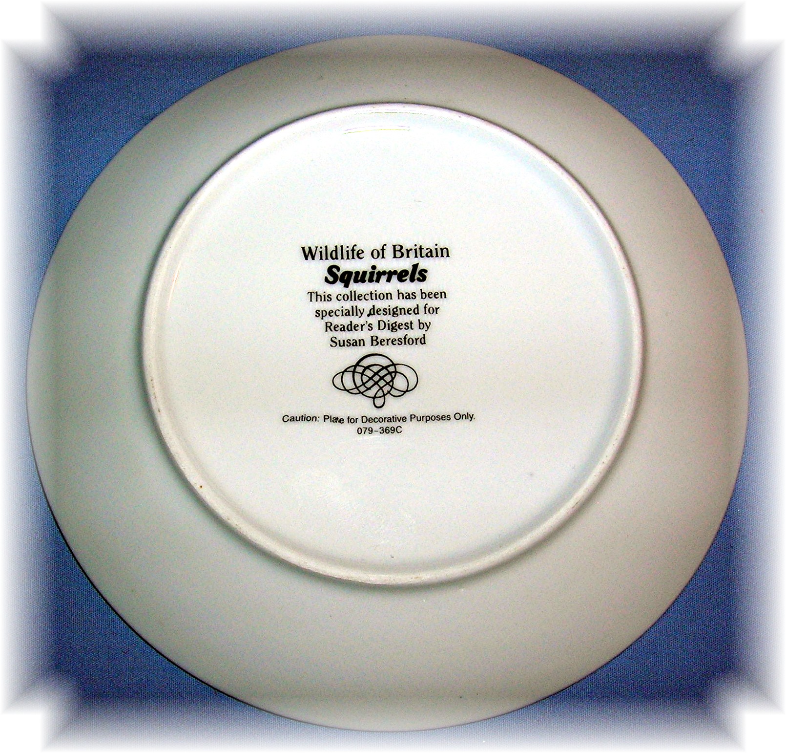 Squirrels Wildlife Of Britain Collector Plate