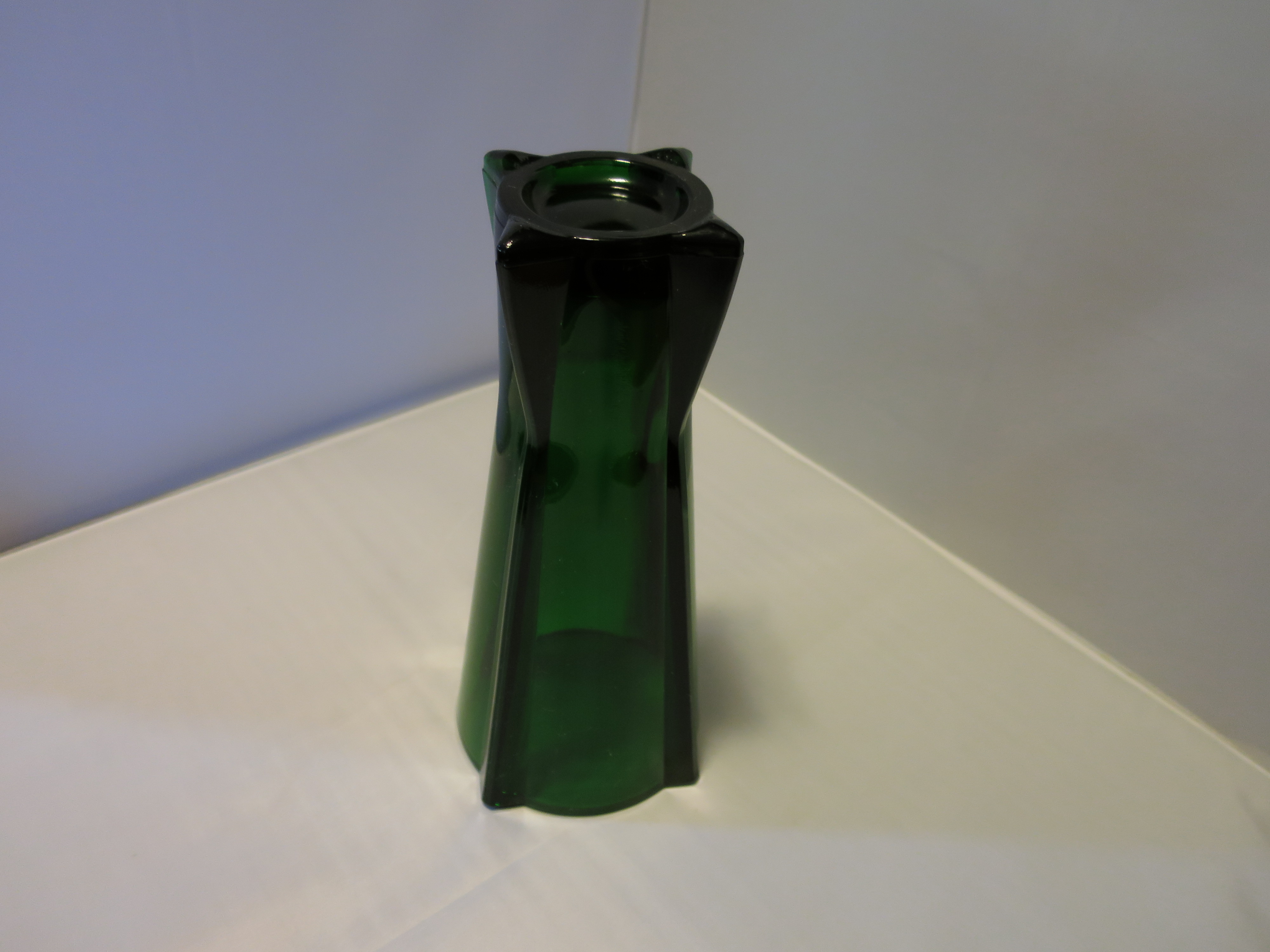 Anchor Hocking Rocket Vase Forest Green