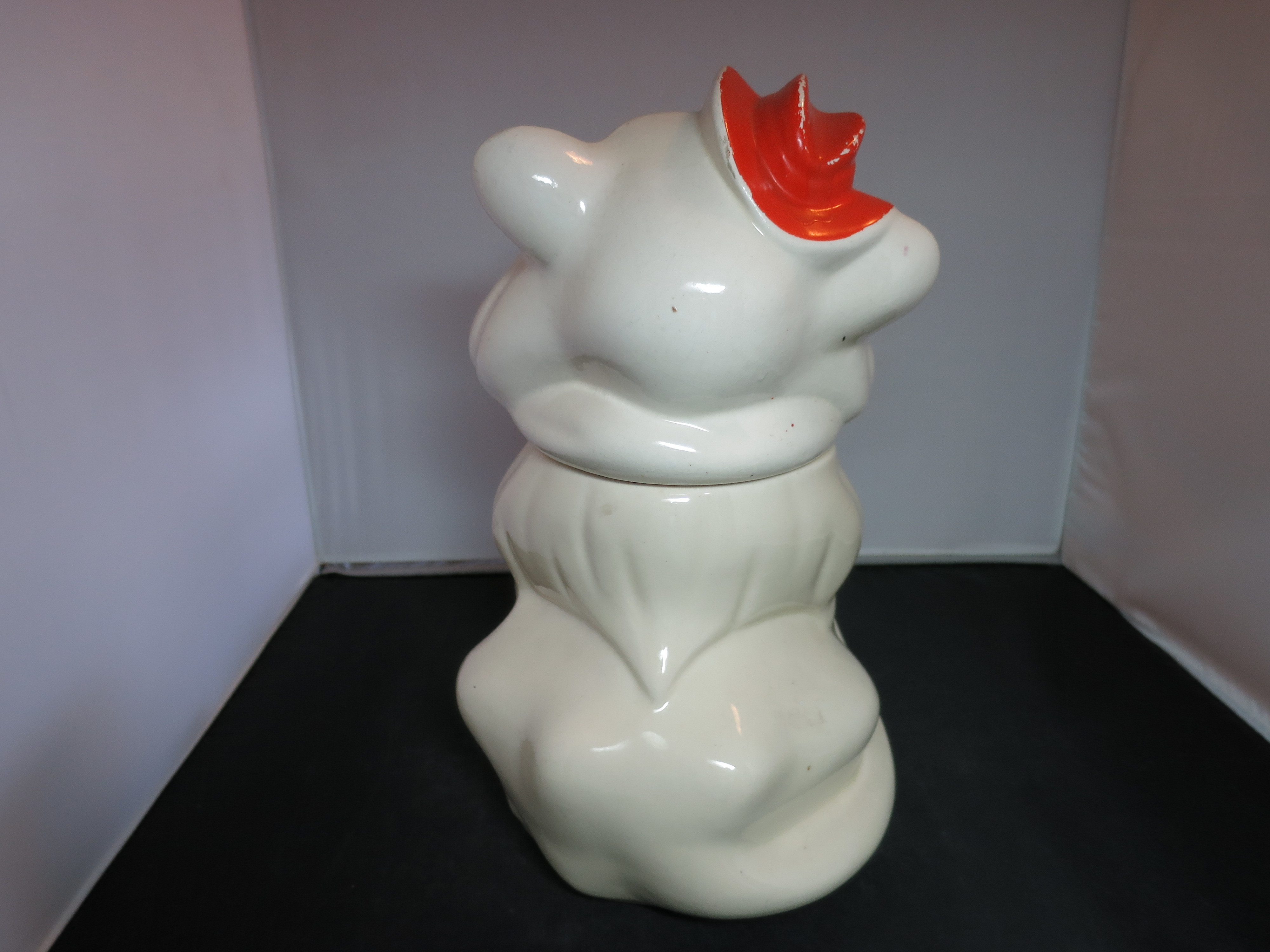 Vintage Lion cookie Jar Belmont Pottery USA Ladowici Caledon