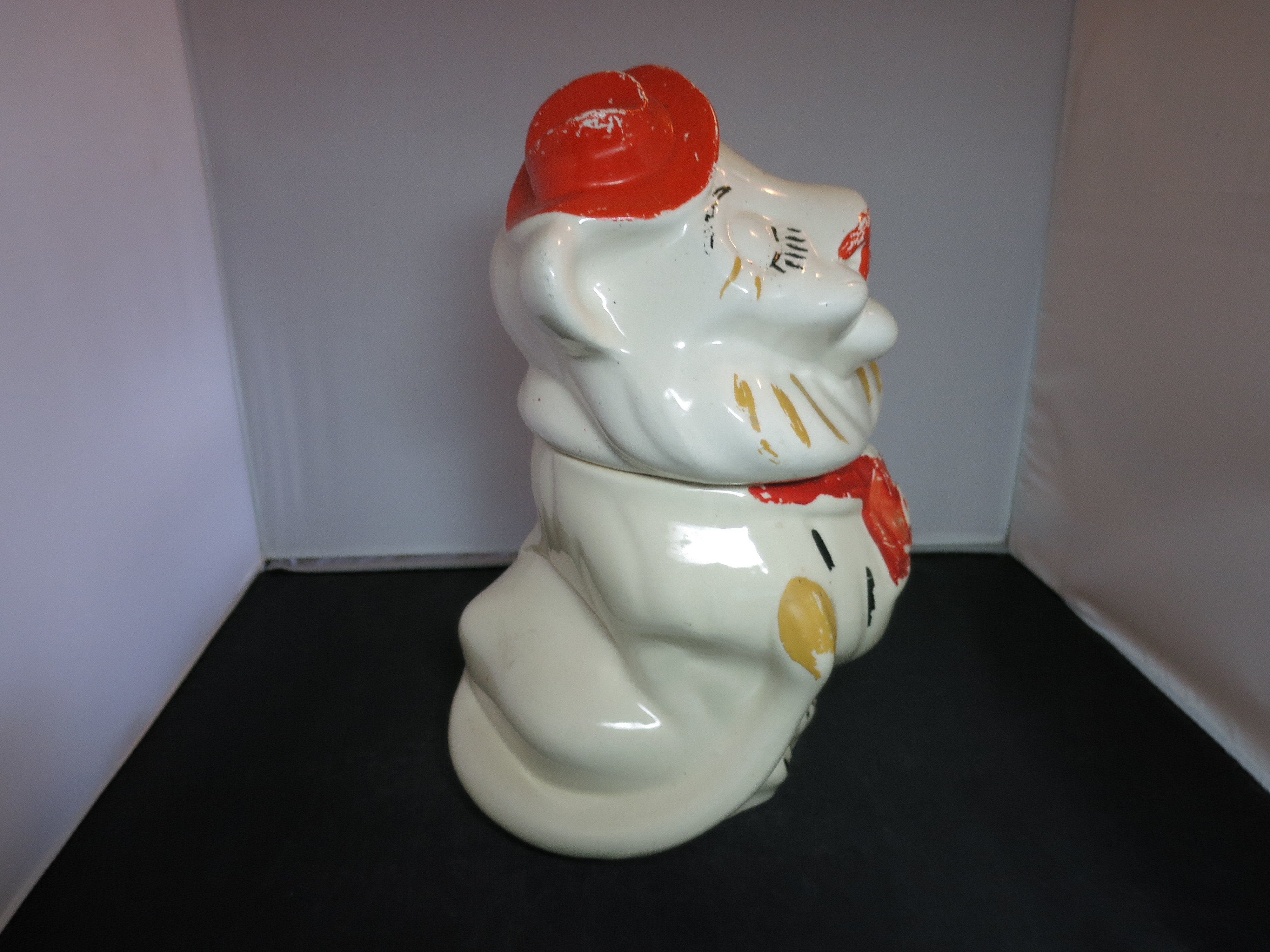 Vintage Lion cookie Jar Belmont Pottery USA Ladowici Caledon