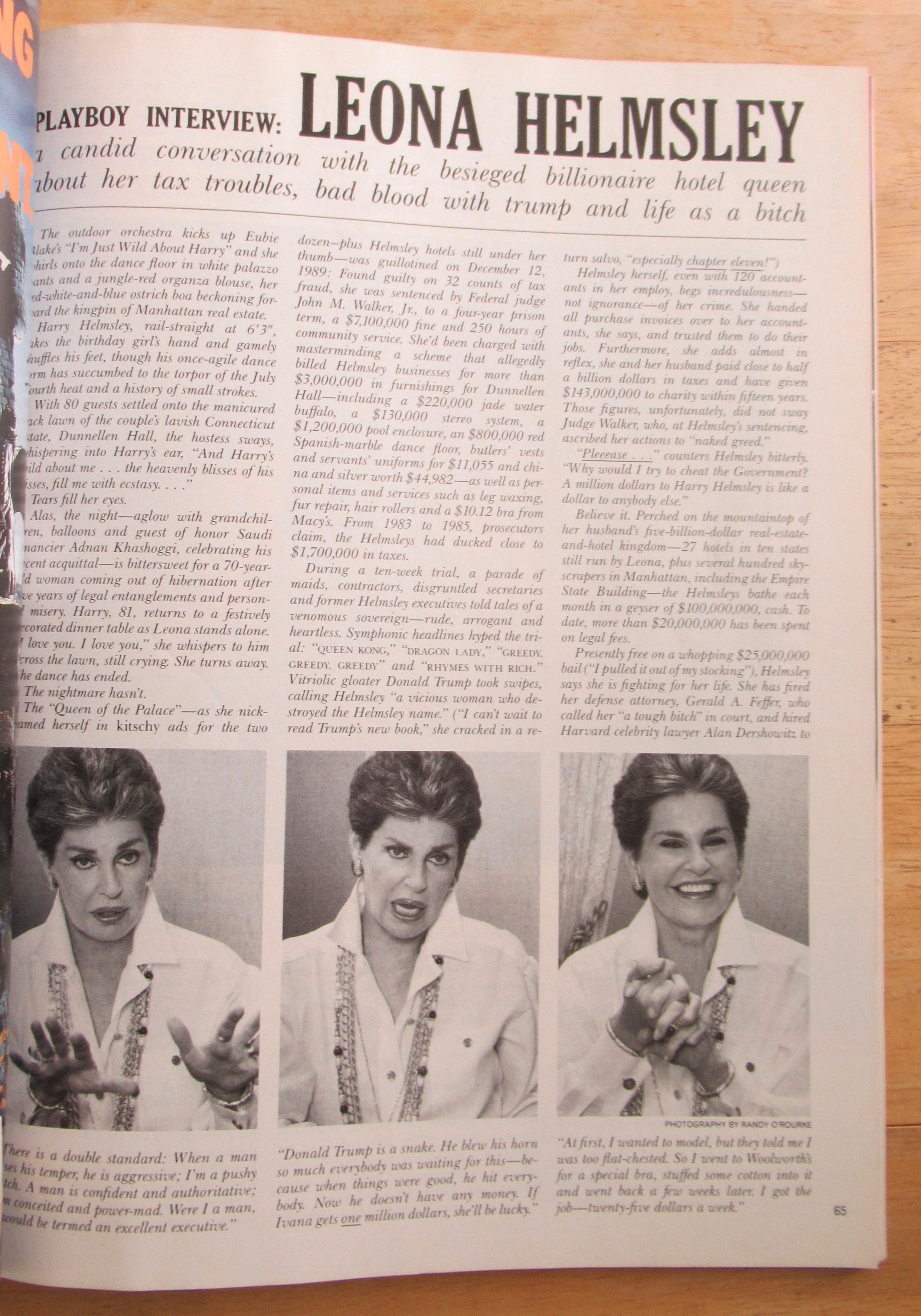 Playboy Magazine-November 1990-Lorraine Olivia