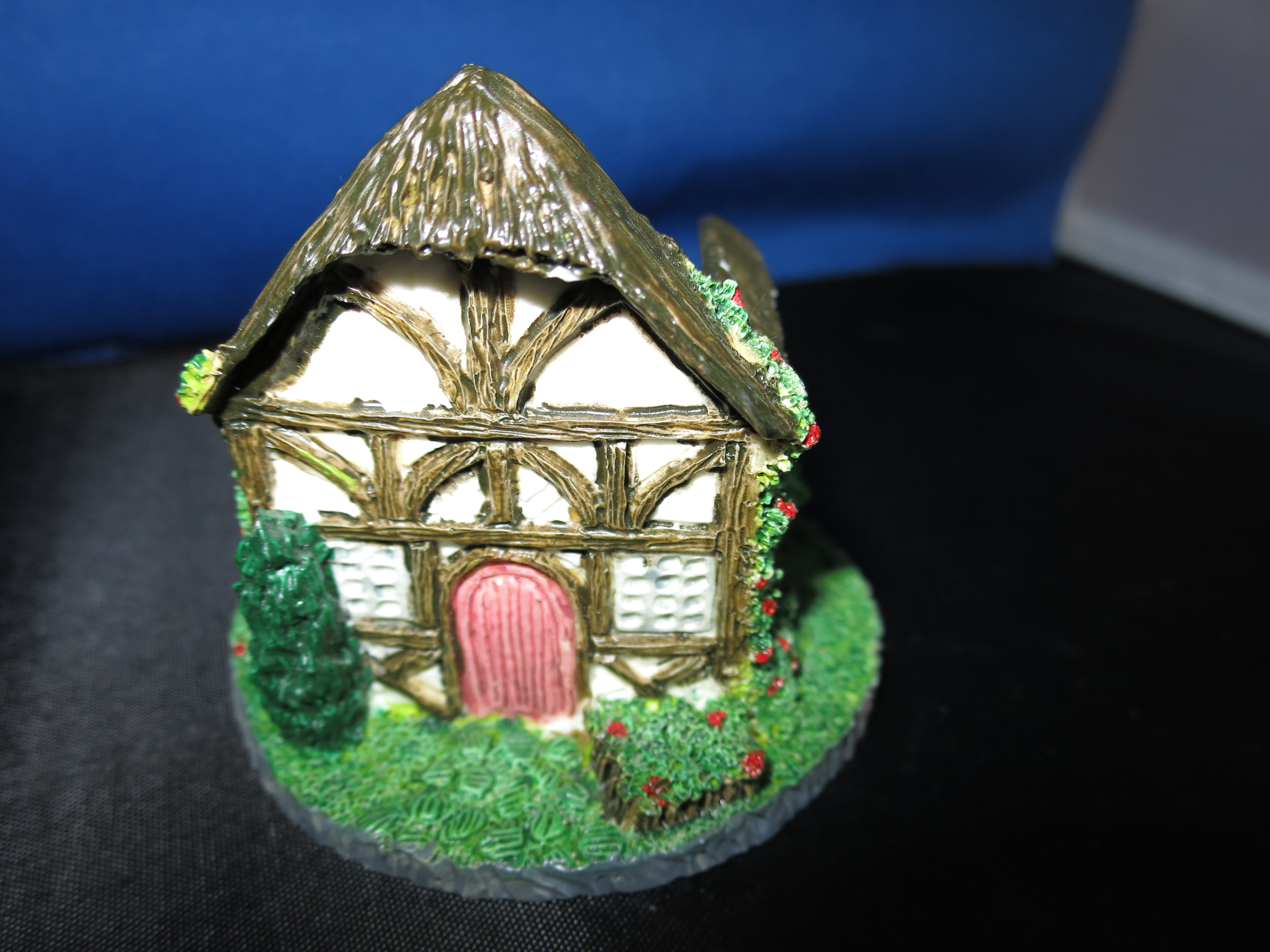 Miniature Bunny Rabbit Figurine Village Accessory