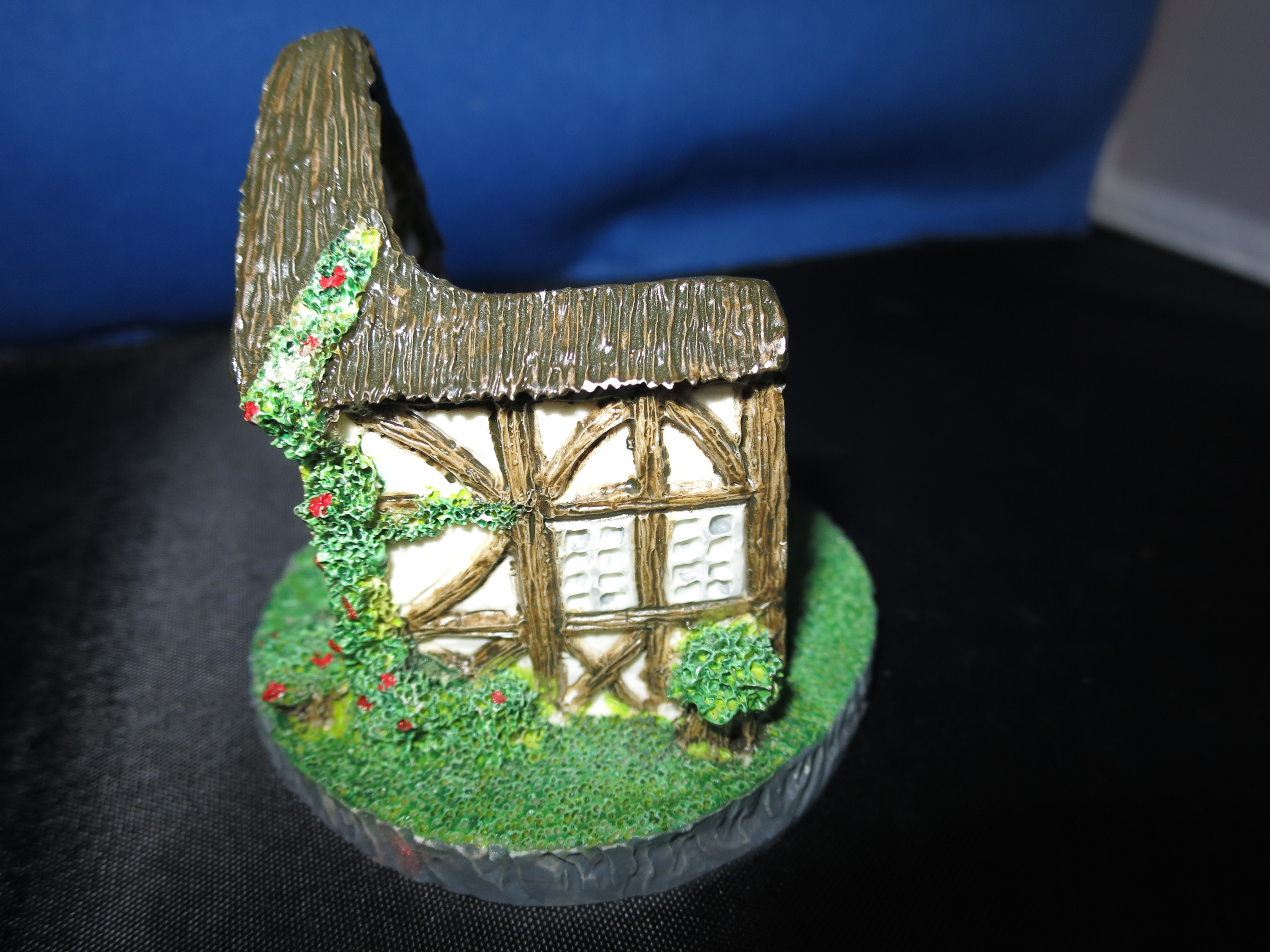 Miniature Bunny Rabbit Figurine Village Accessory