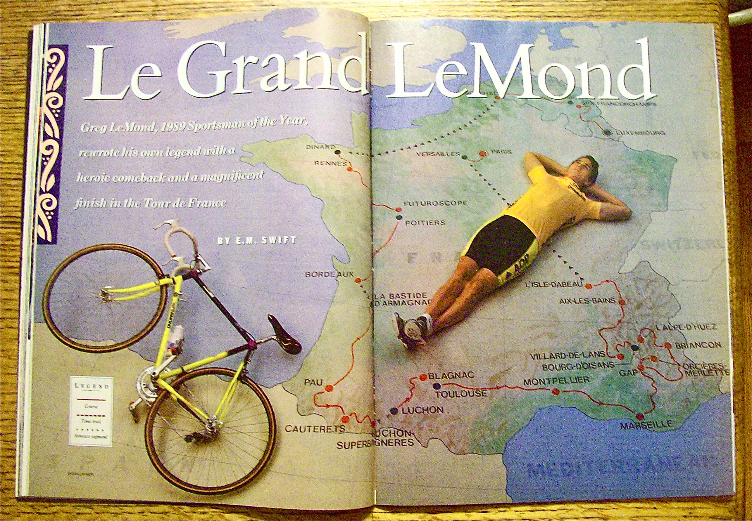Sports Illustrated Magazine December 25, 1989 G. Lemond