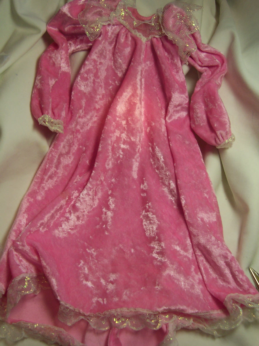 Doll Clothes Pink Dress or Nightgown