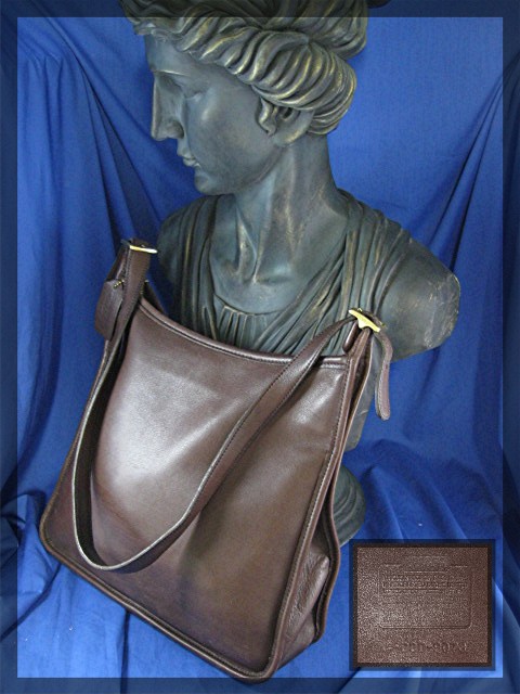 COACH  Leather Tobacco Brown Bag