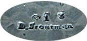 David Troutman Silver Creations Sterling Silver Bangle