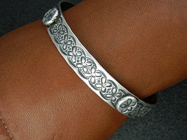 David Troutman Silver Creations Sterling Silver Bangle