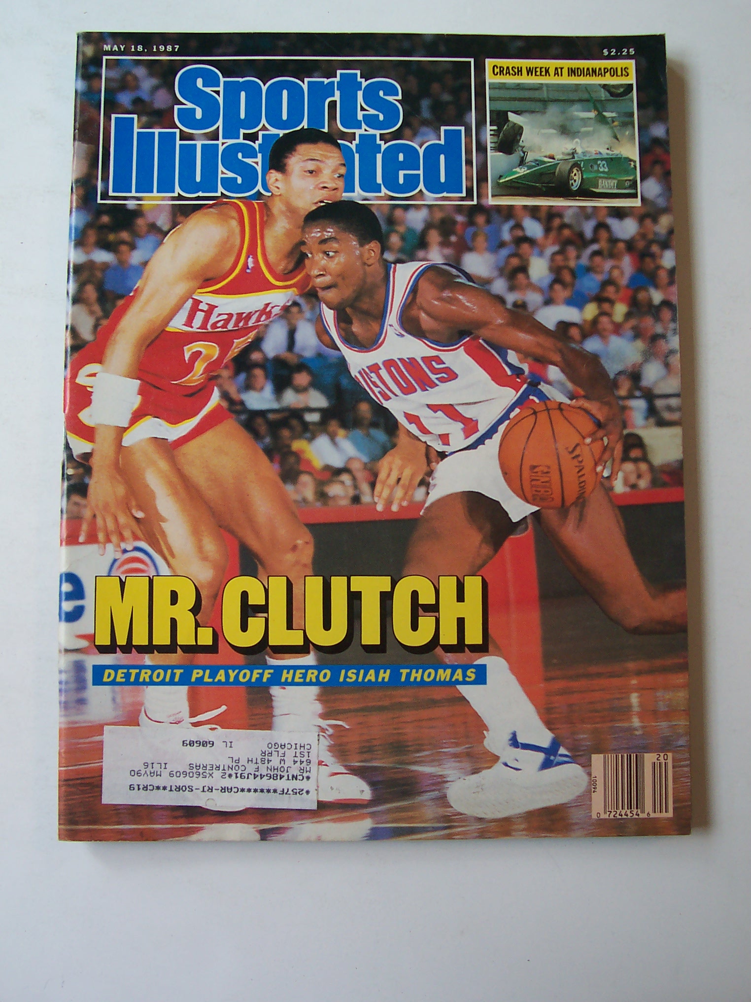 Sports Illustrated Magazine -May 18, 1987- Isiah Thomas