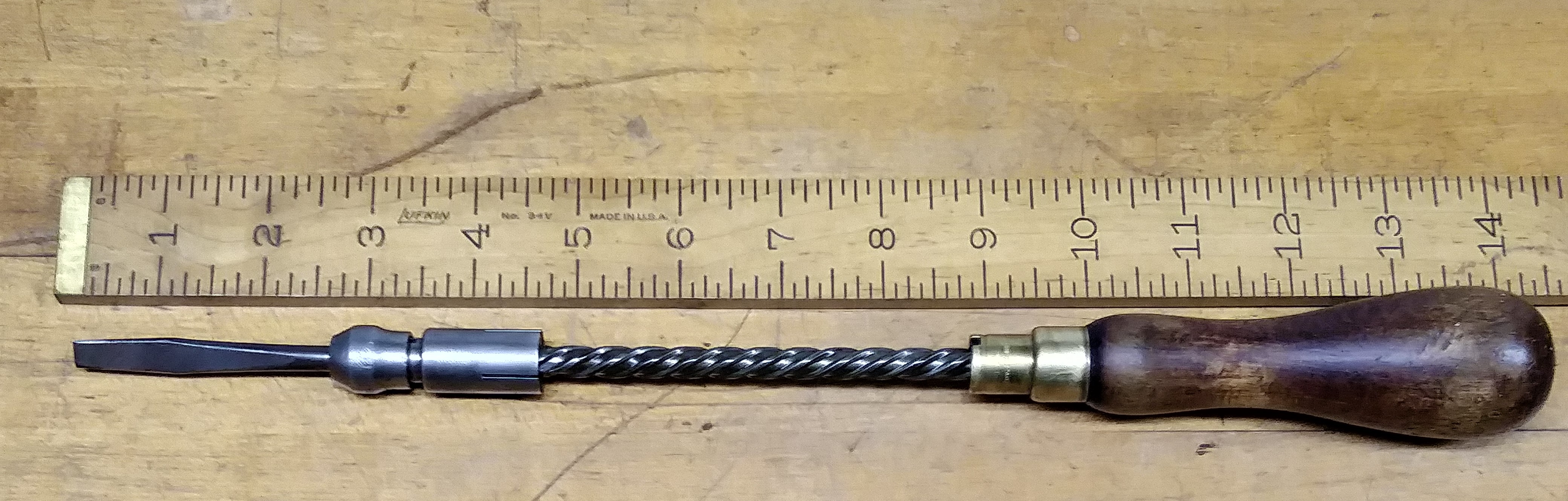 Goodell Bros. Spiral Screwdriver Ca. 1890's