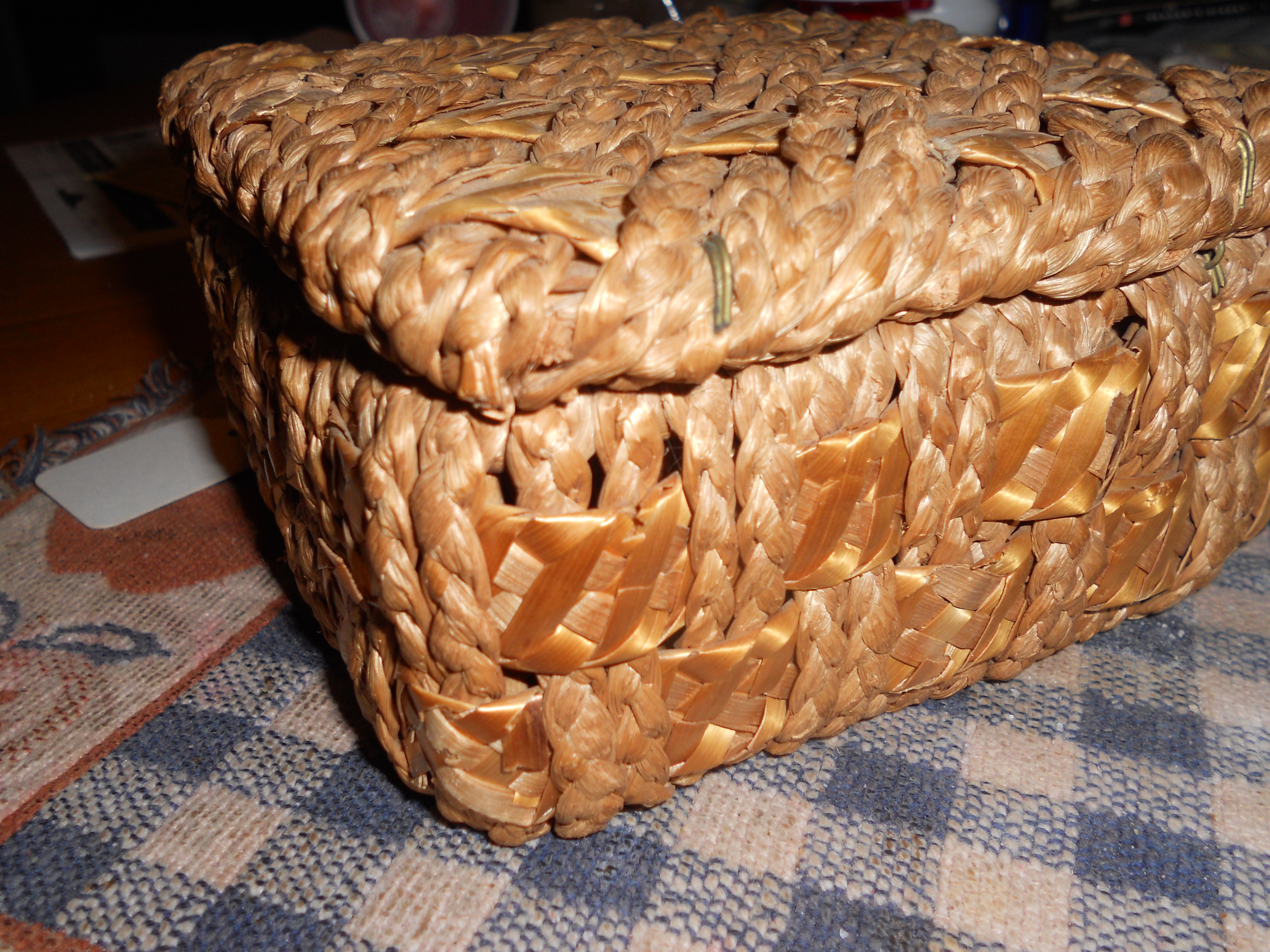 Arts and Crafts Braided Woven Sampler Basket