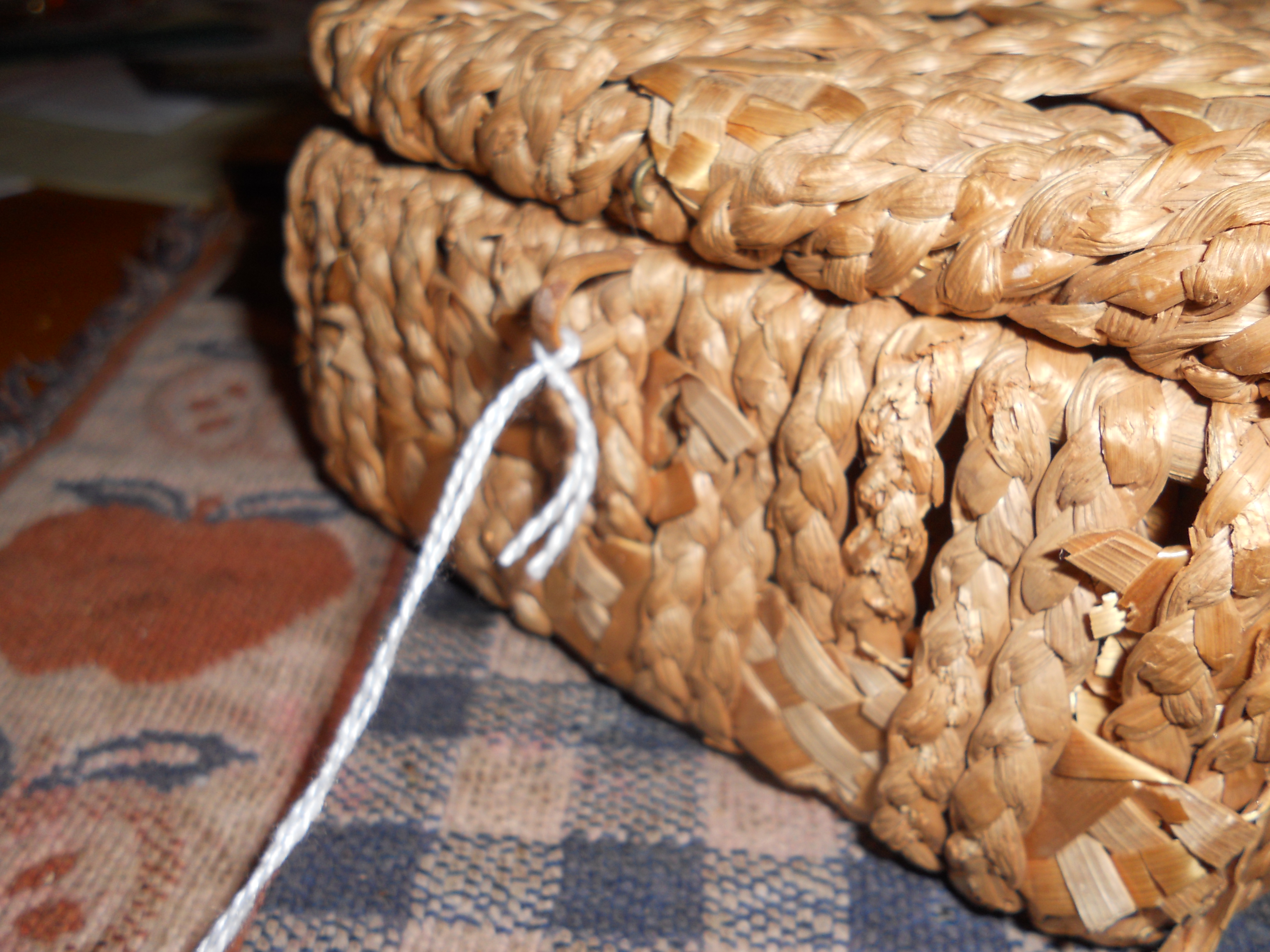 Arts and Crafts Braided Woven Sampler Basket