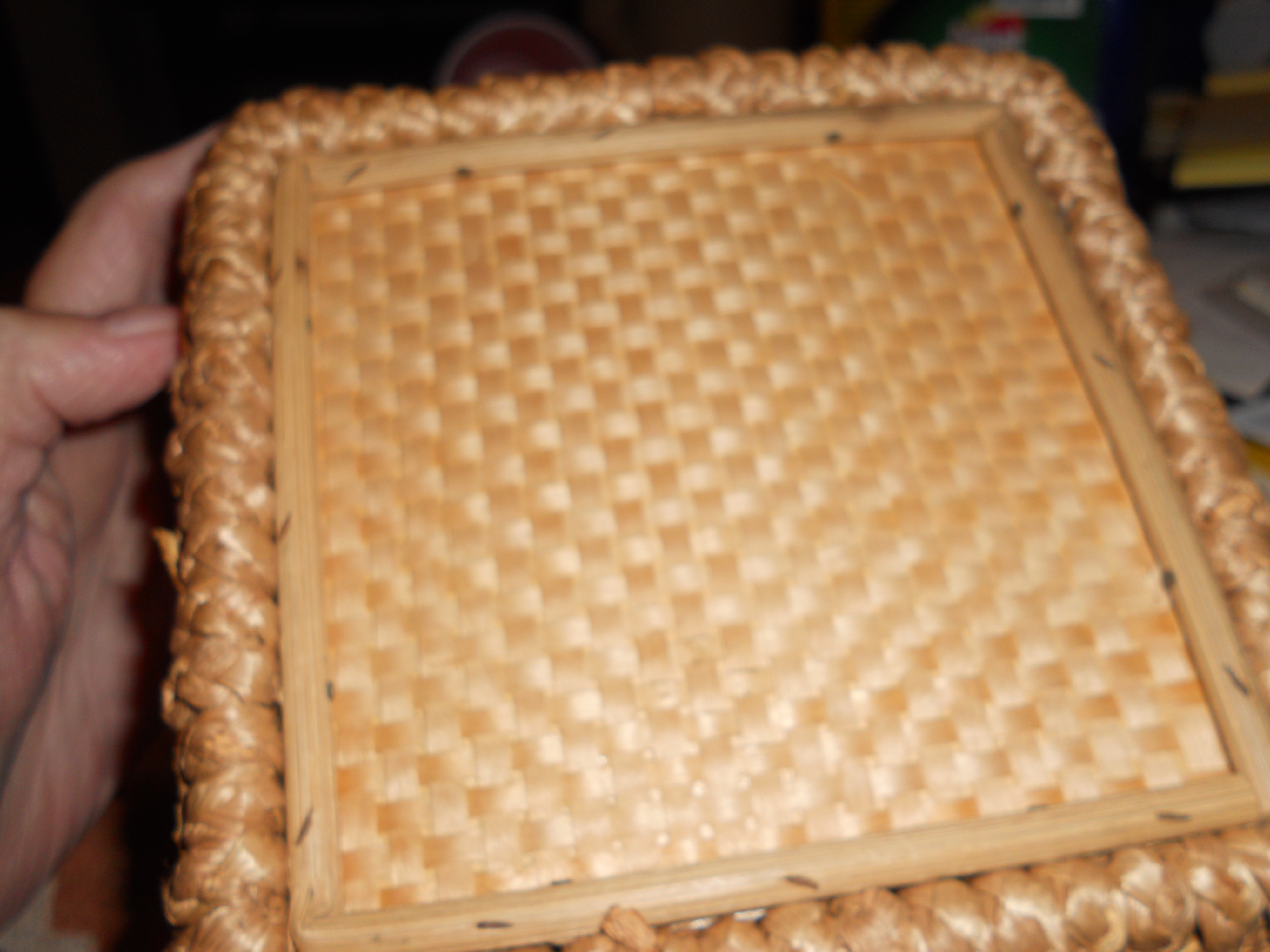 Arts and Crafts Braided Woven Sampler Basket