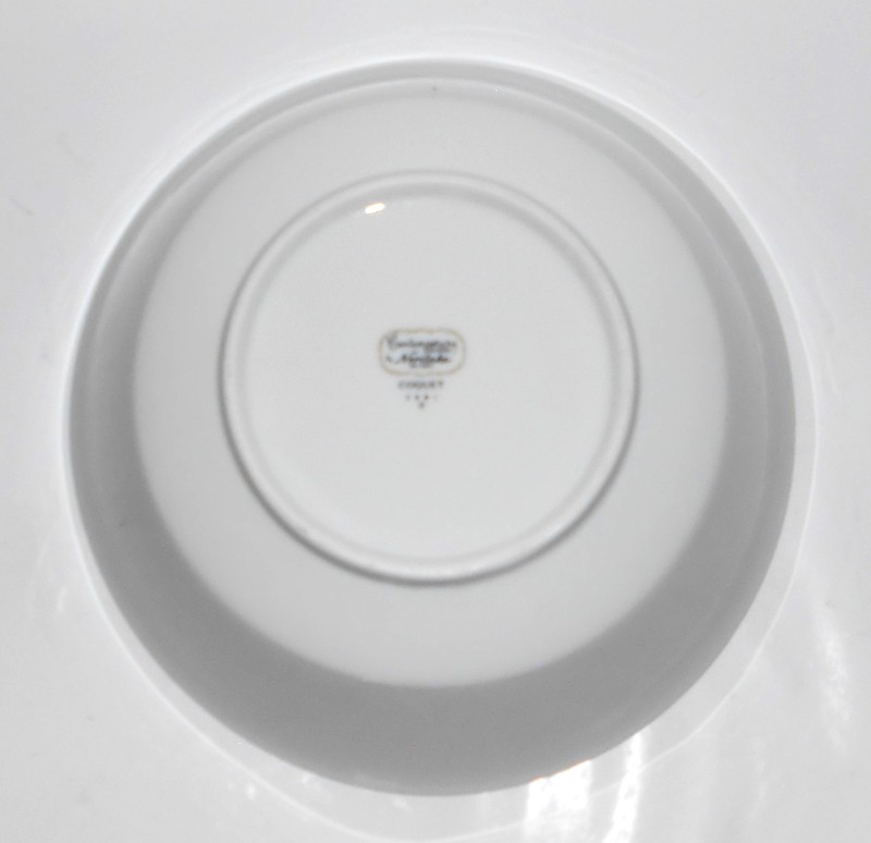 Noritake Porcelain China 2981 Coquet w/Platinum Round Vegetable Bowl