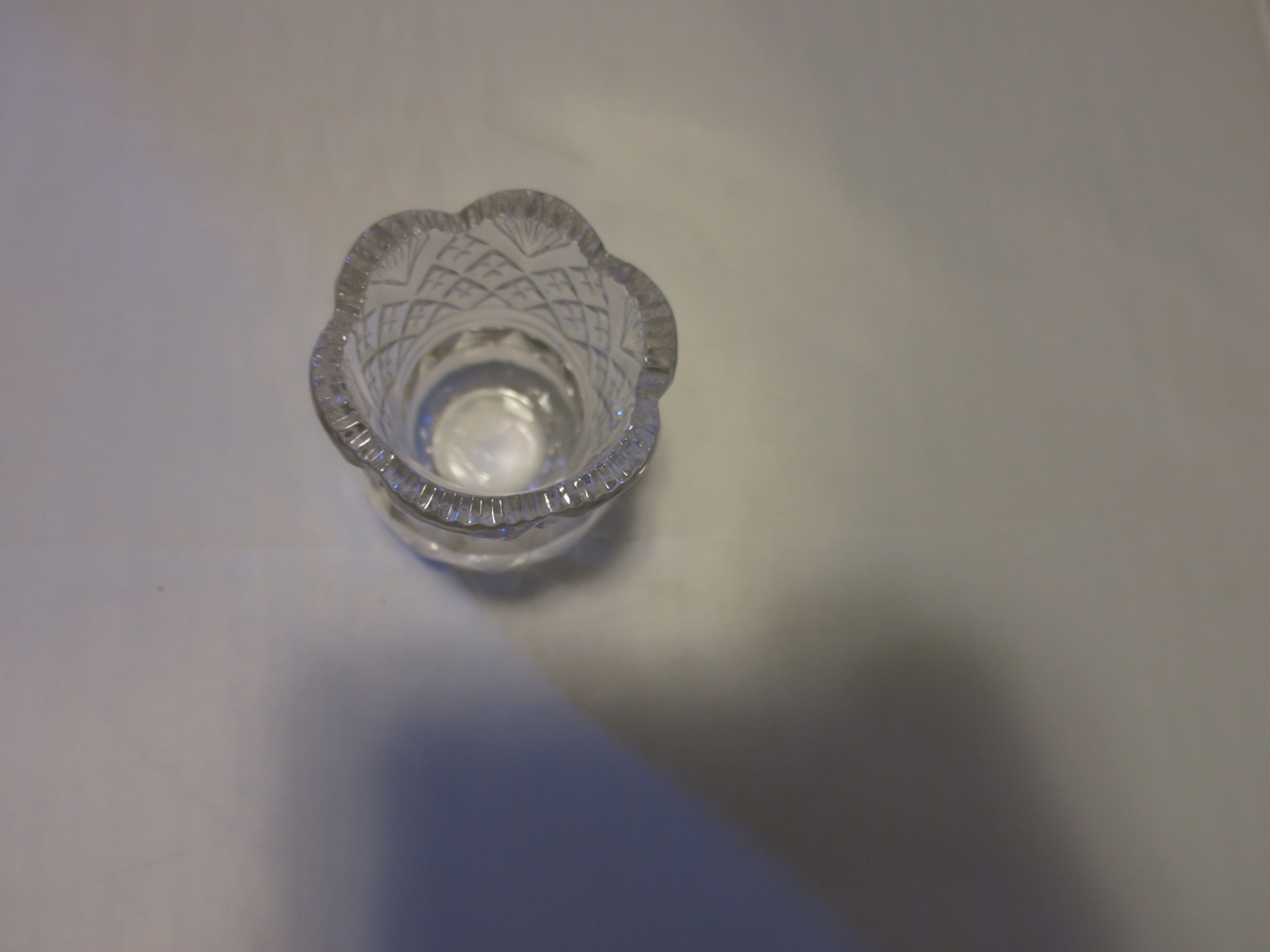 Pressed Glass Toothpick Holder Elegant Glass