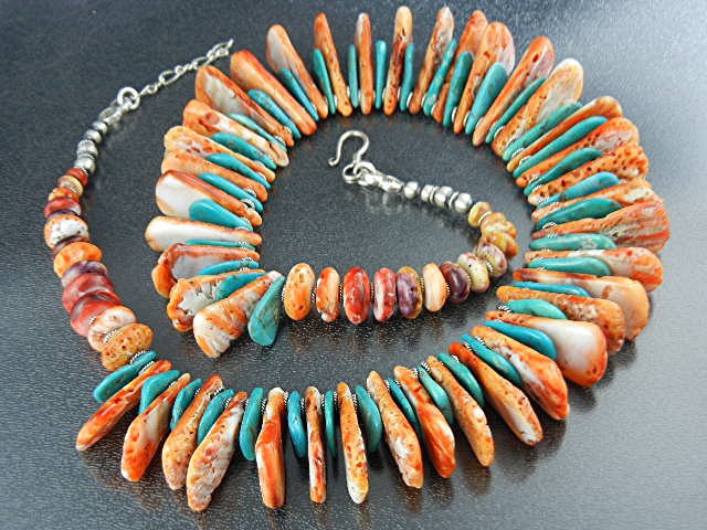 Silver Creations Turquoise Sterling Silver Spiny Oyster