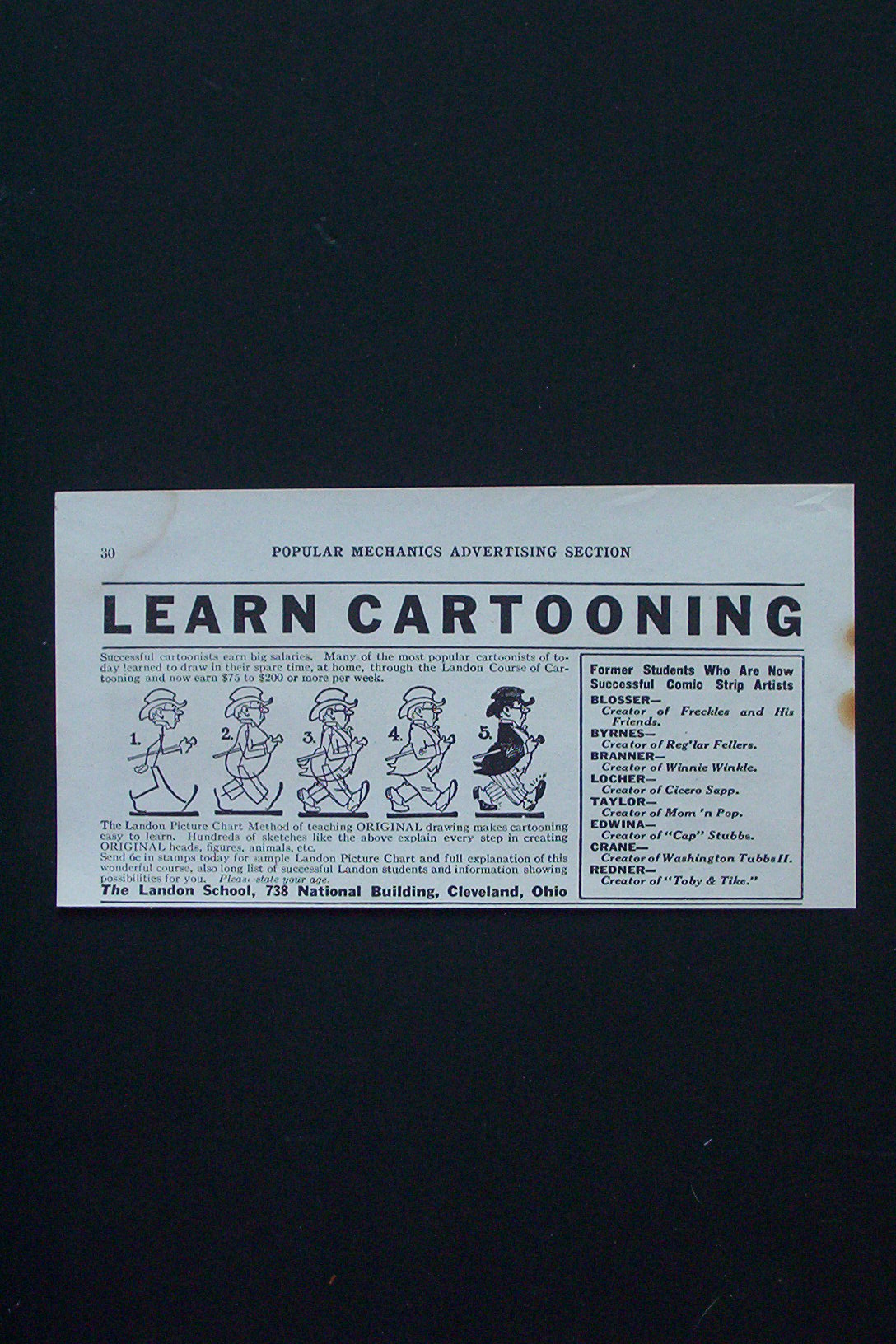 1928 Learn Cartooning with How You Draw Cartoons