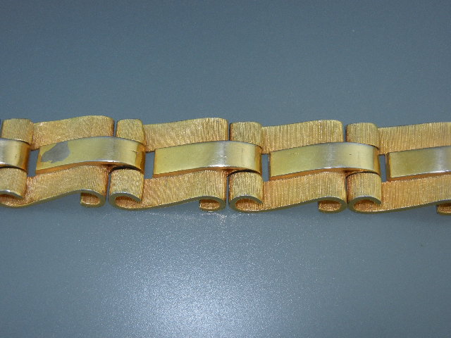 Scrolled Gold HATTIE CARNEGIE Bracelet