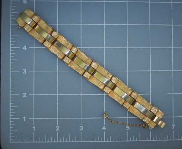 Scrolled Gold HATTIE CARNEGIE Bracelet