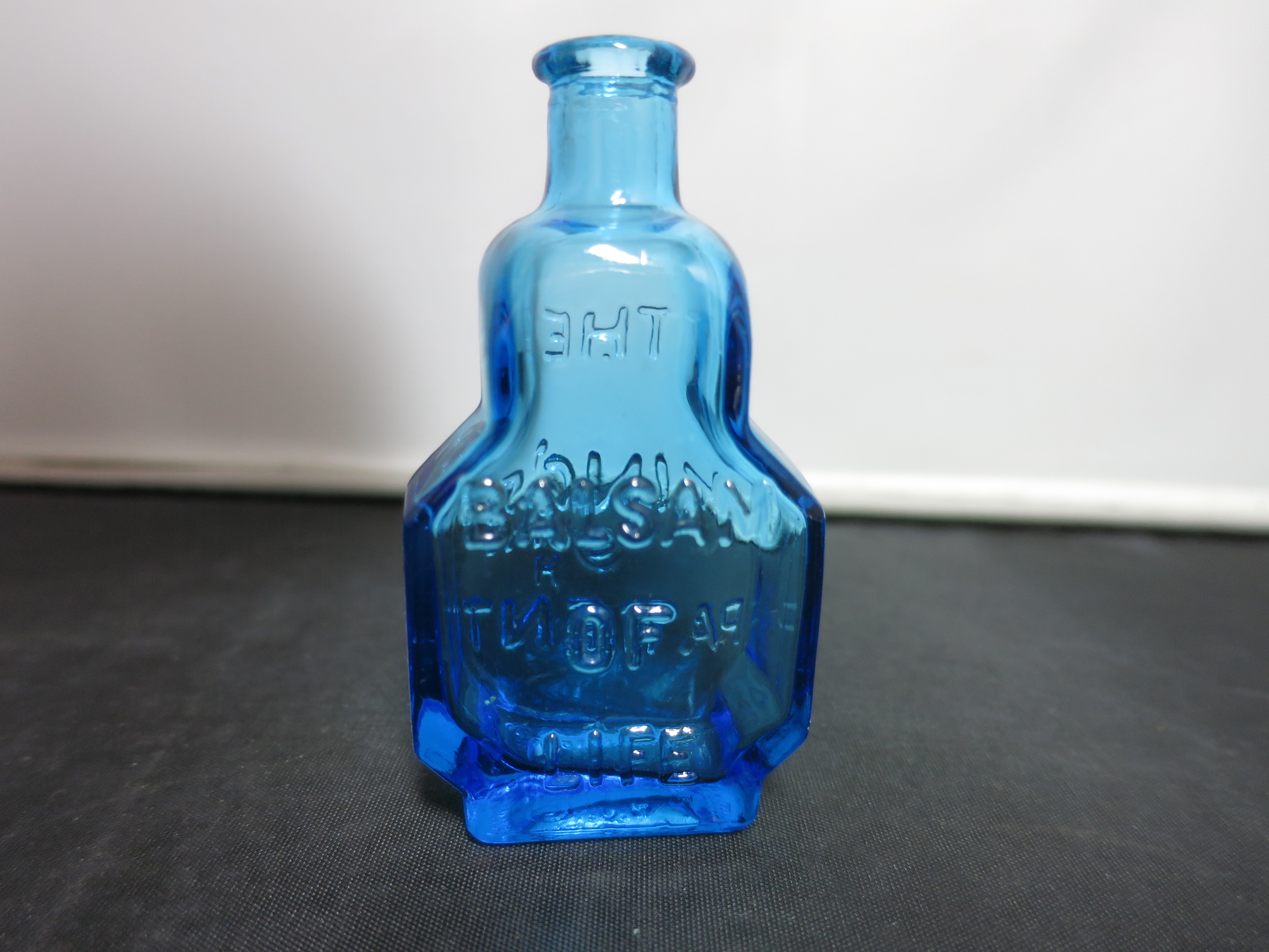 Balsam of Life The Kings Patent Blue Wheaton Bottle