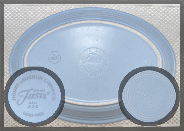 Fiesta Periwinkle 13-5/8-Inch Oval Serving Platter