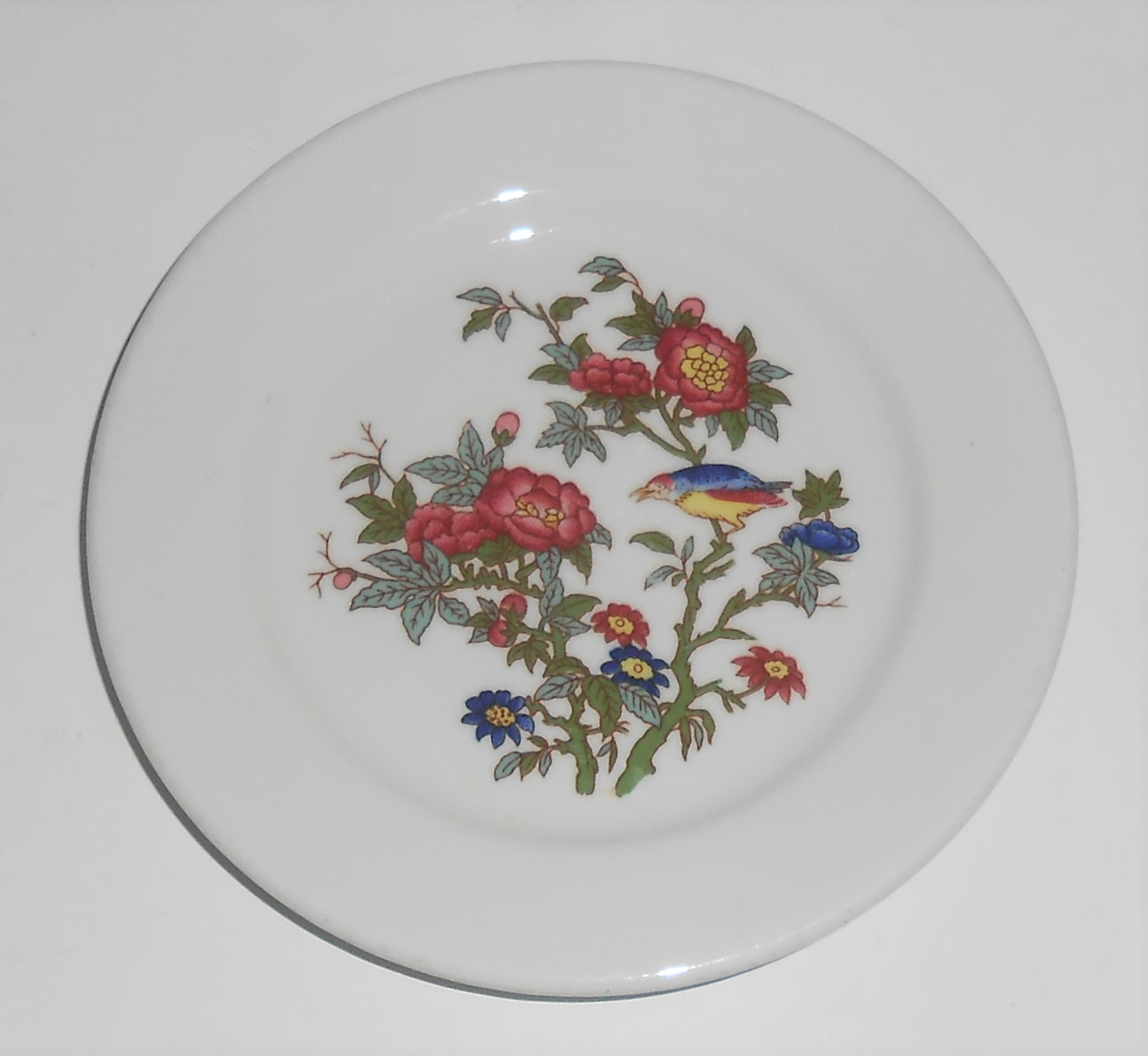 Mayer Restaurant China Floral w/Bird 5.5" Plate