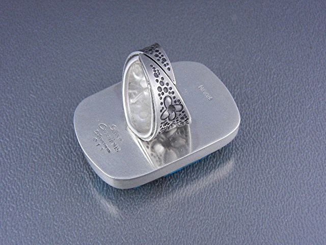 David Troutman Kingman Turquoise Sterling Silver Ring