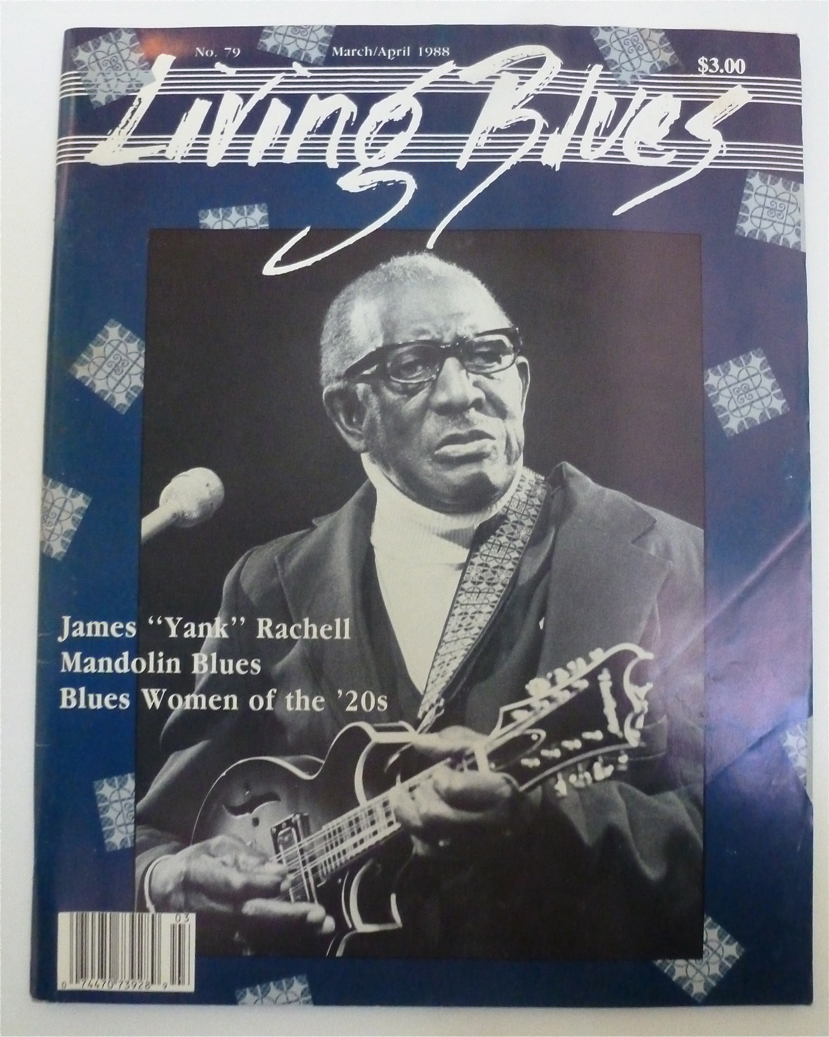Living Blues Magazine March/April 1988 James Rachell