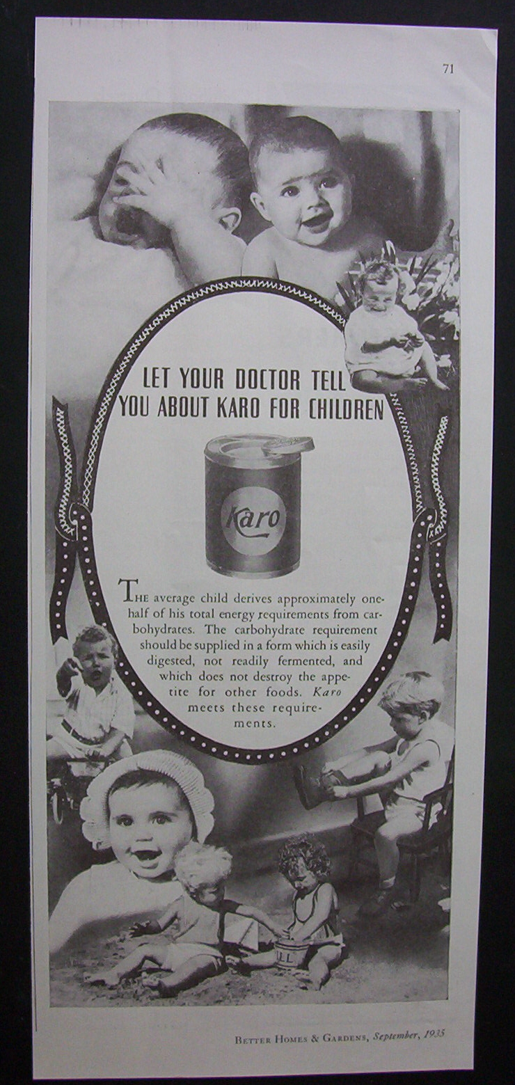 1935  Karo  Syrup