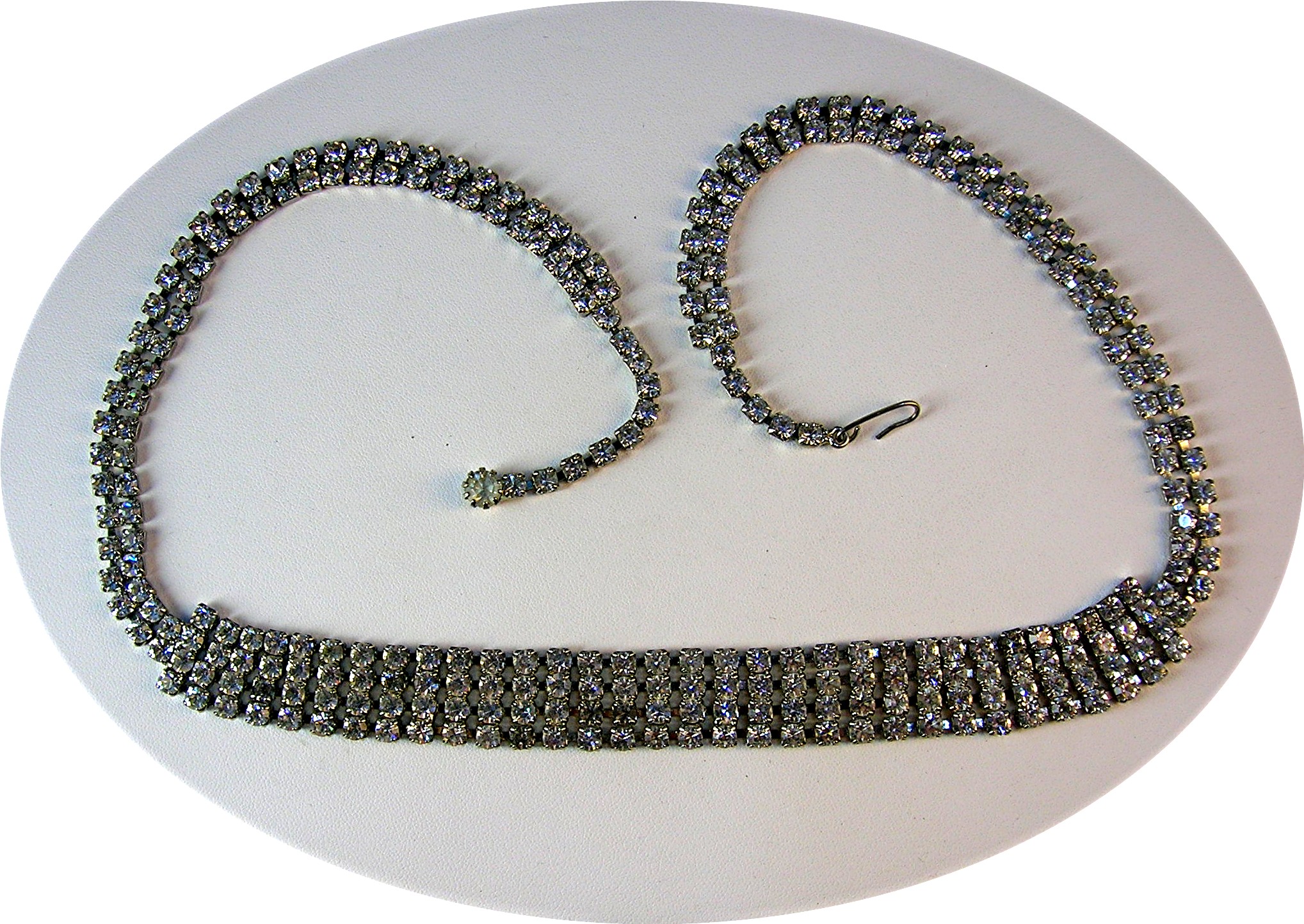 Crystal Rhinestone 25 Inch Necklace