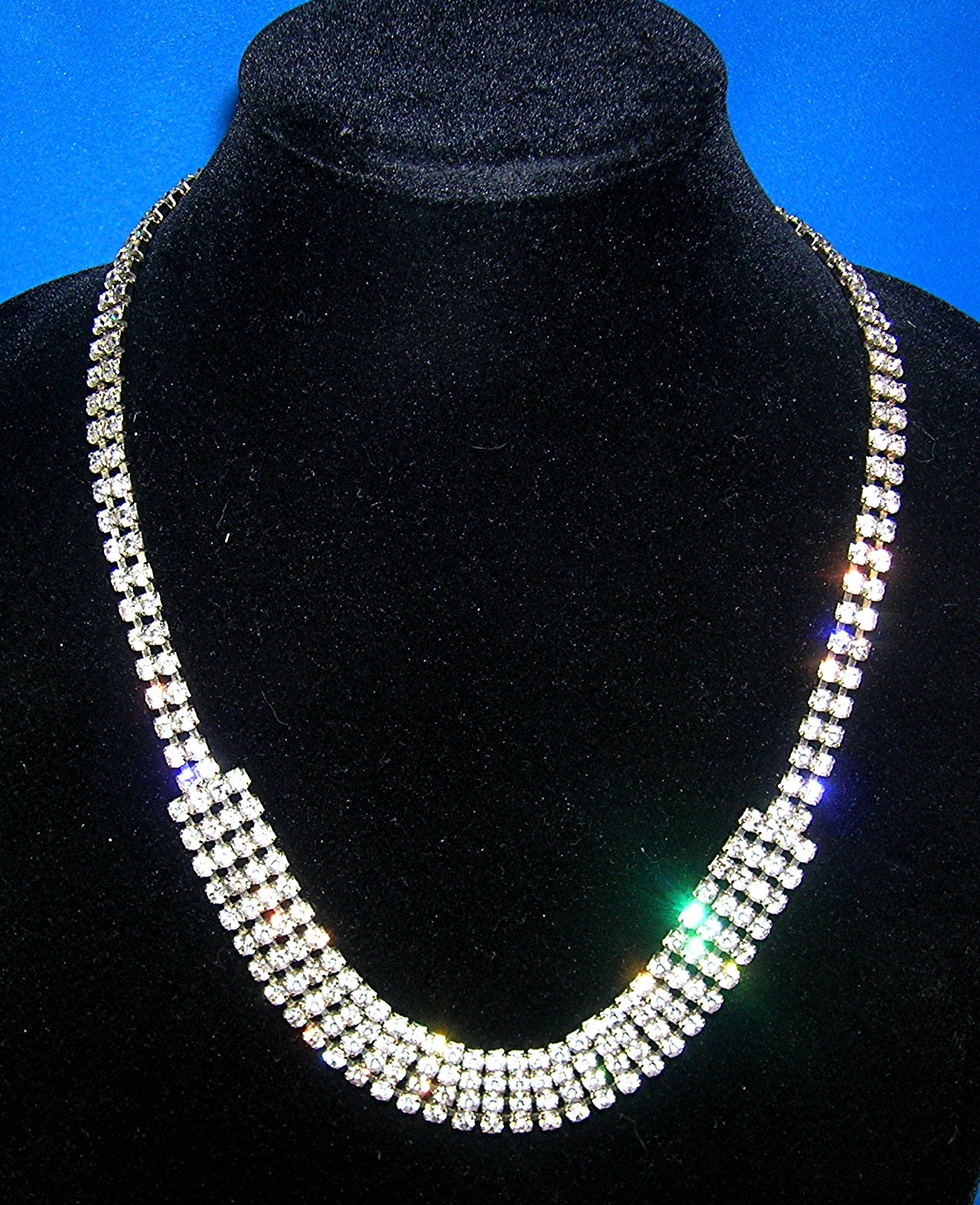 Crystal Rhinestone 25 Inch Necklace
