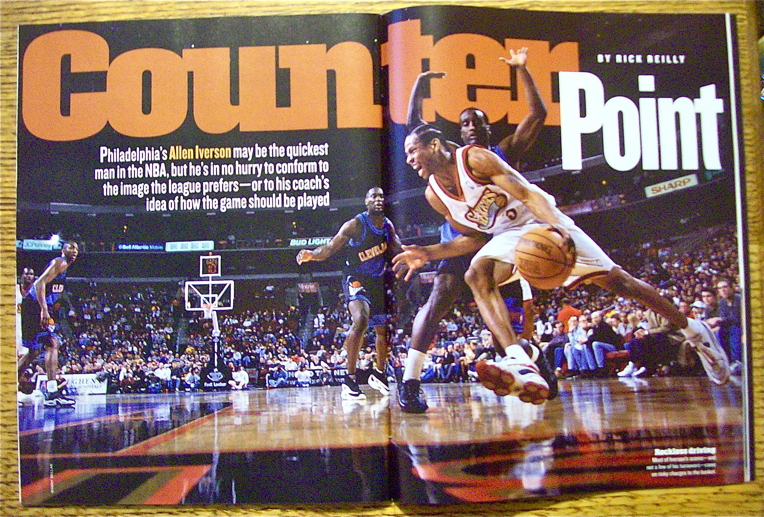 Sports Illustrated Magazine March 9, 1998 Allen Iverson