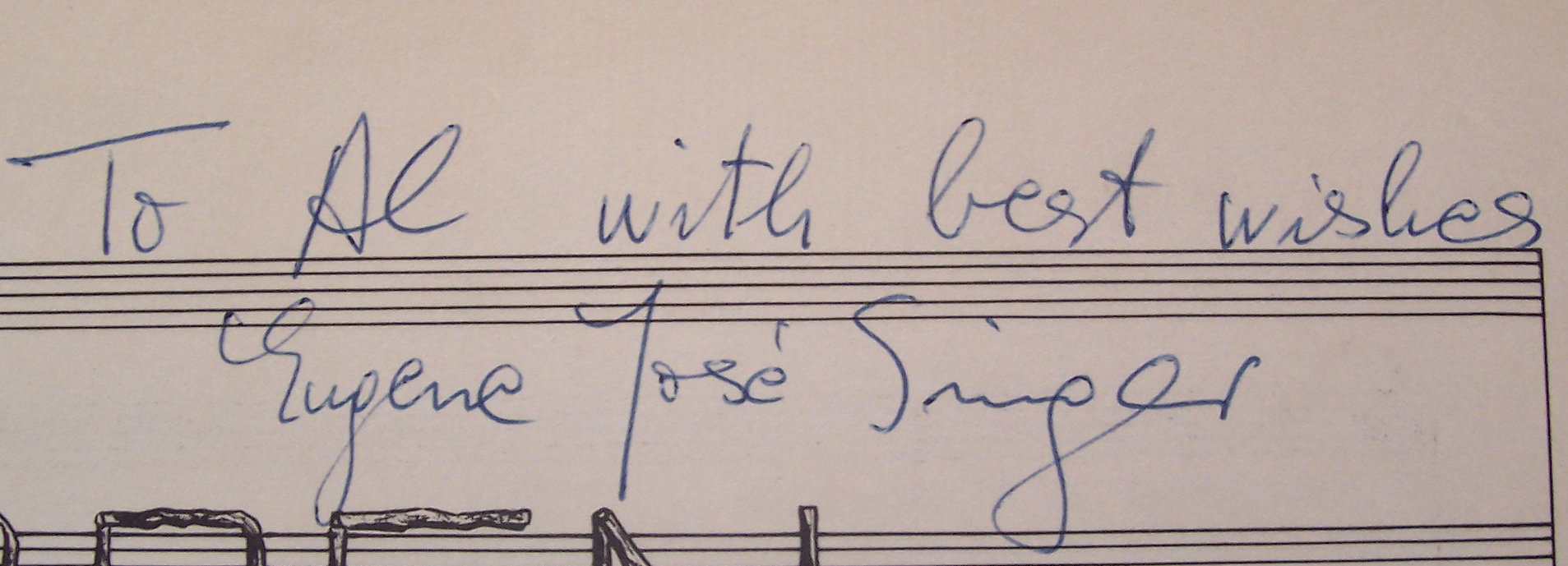 Sheet Music For 1940's Aspen Leaves