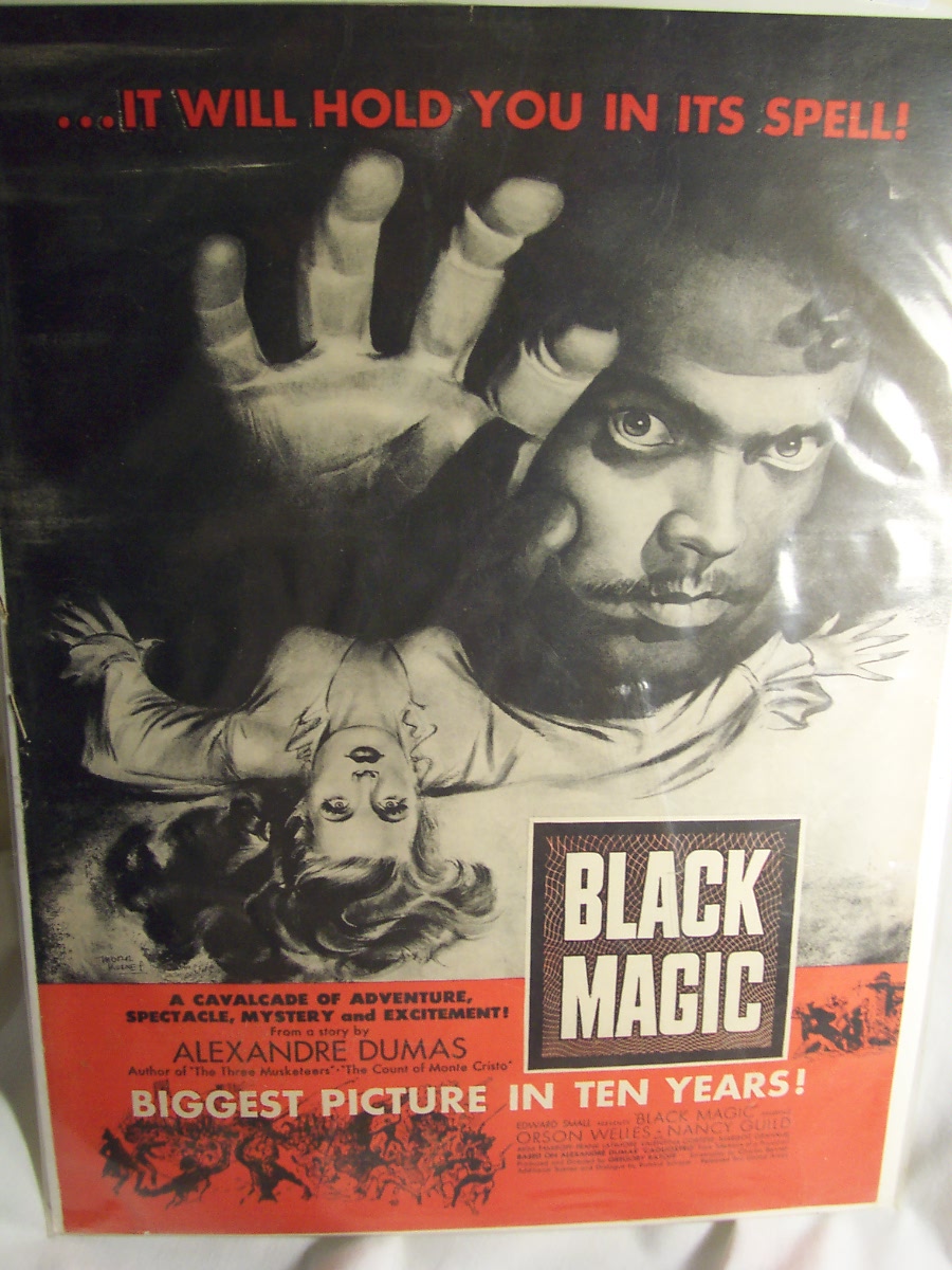Black Magic Movie Ad Sheet 1951