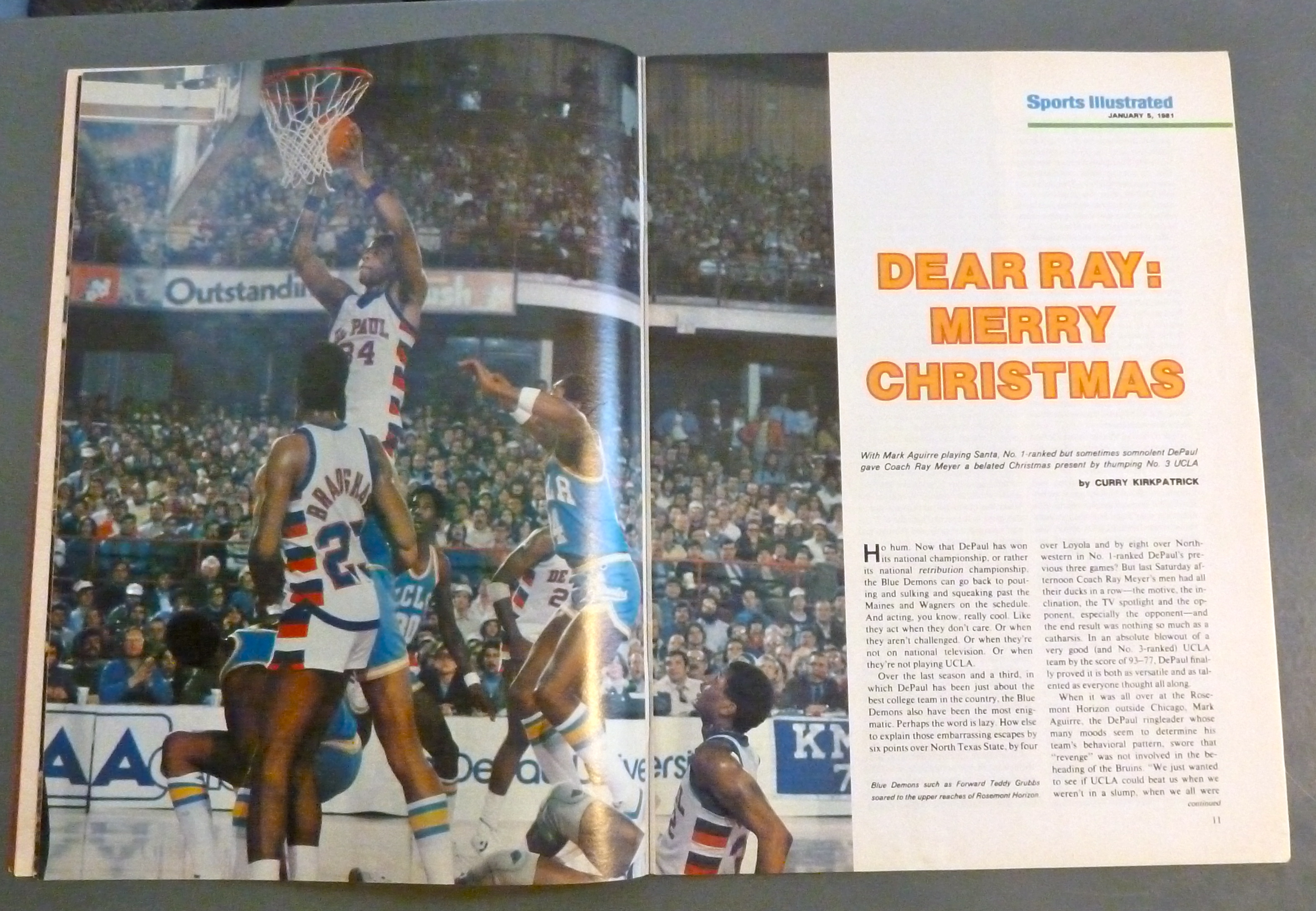 Sport Illustrated January 5, 1981 Dave Winfield