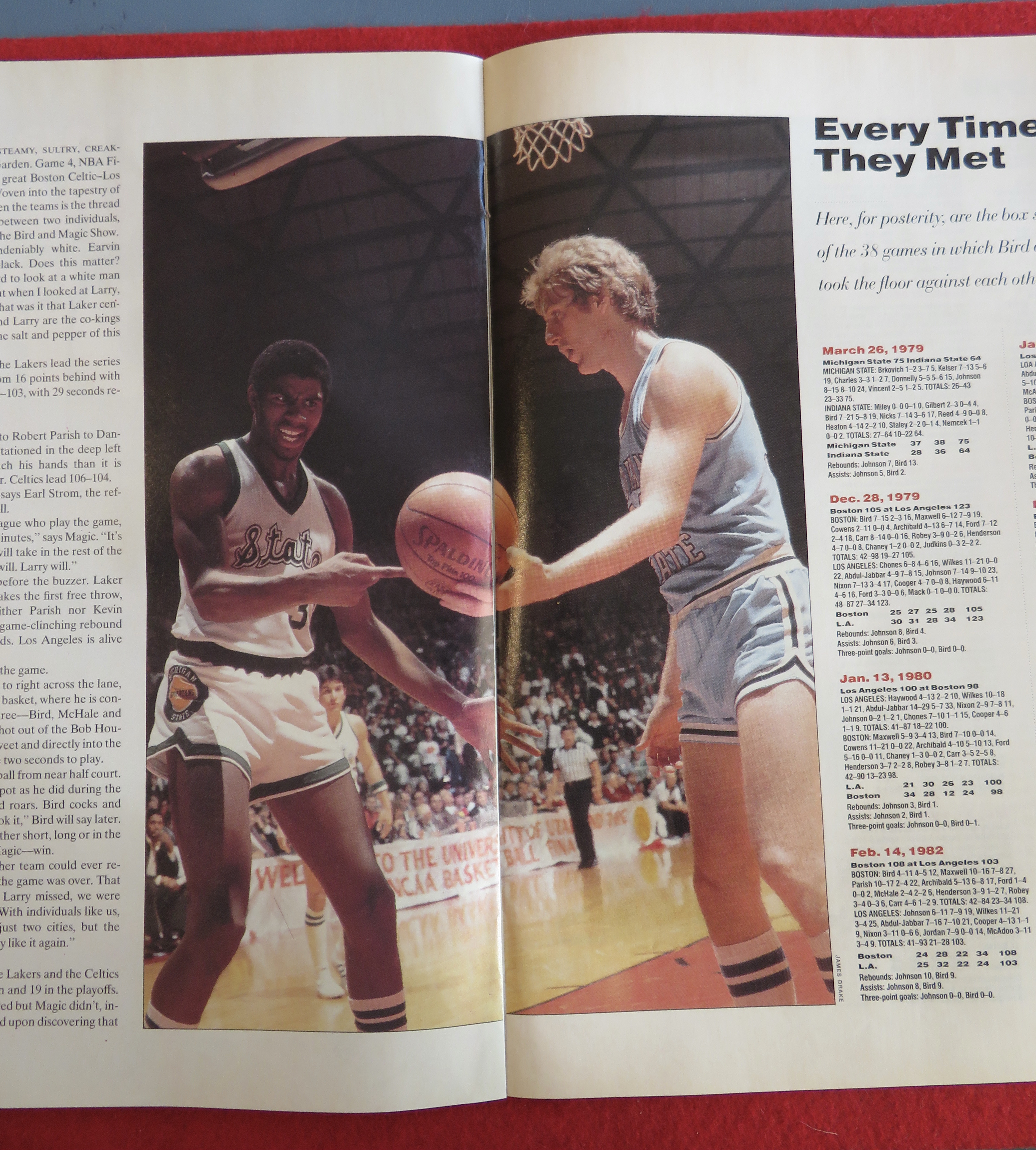 Sport Illustrated Magazine-December 14, 1992-Bird/Magic