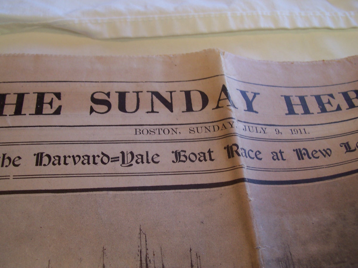 Newspaper 1911 Sunday Herald Queen Mary
