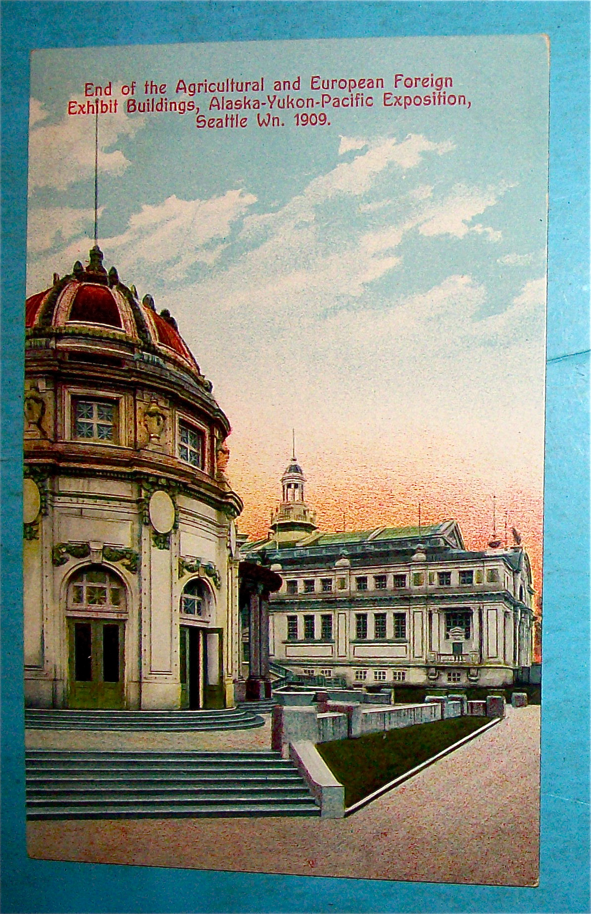 End Of The Agricultural European Foreign Bldg Postcard