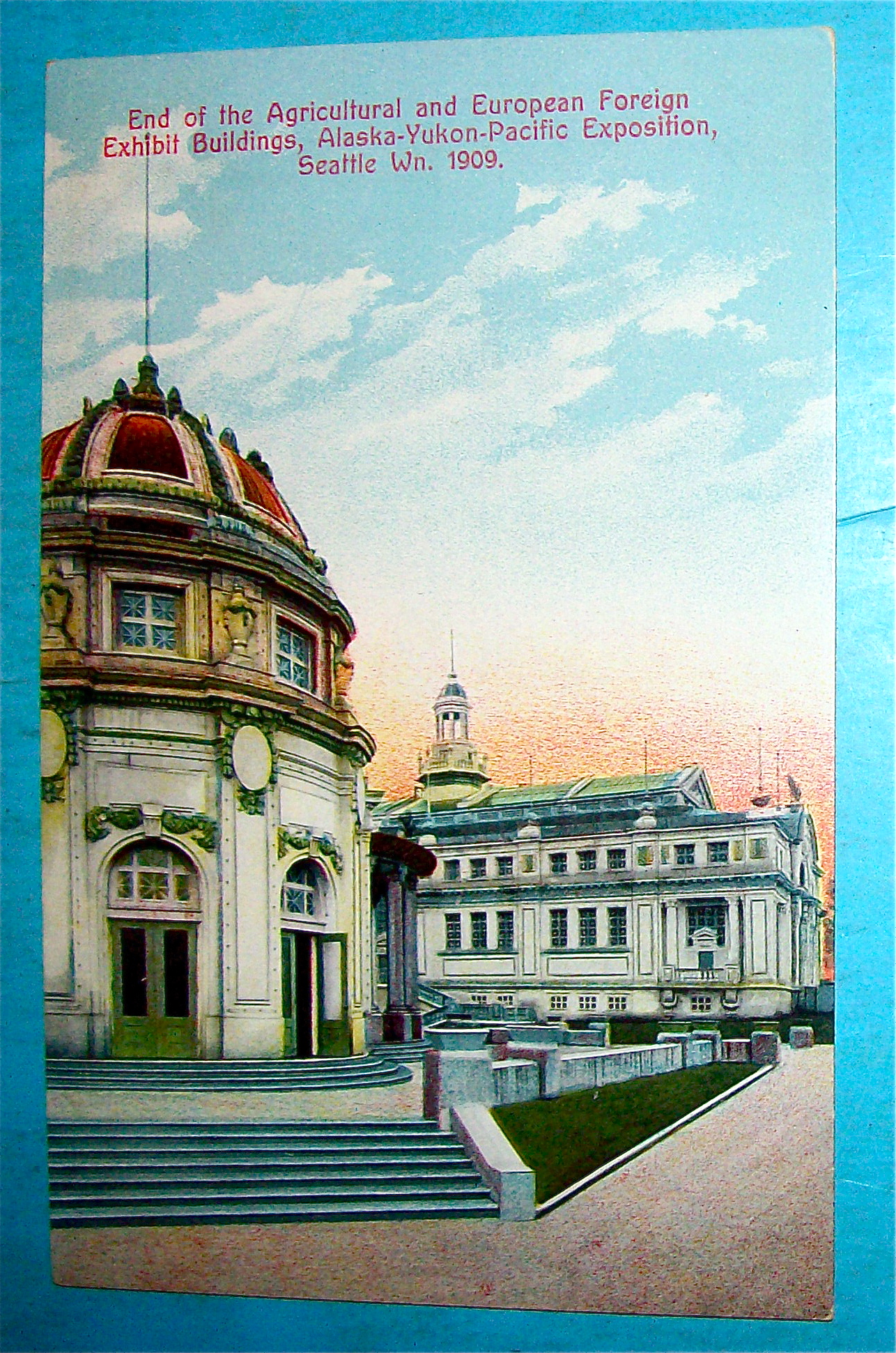 End Of The Agricultural European Foreign Bldg Postcard