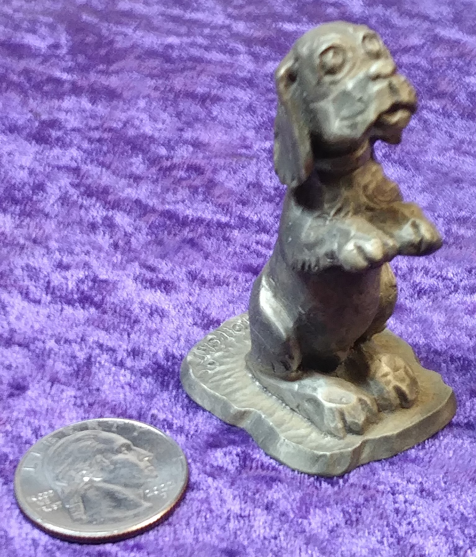 Cocker Spaniel Pewter Miniature Hallmark